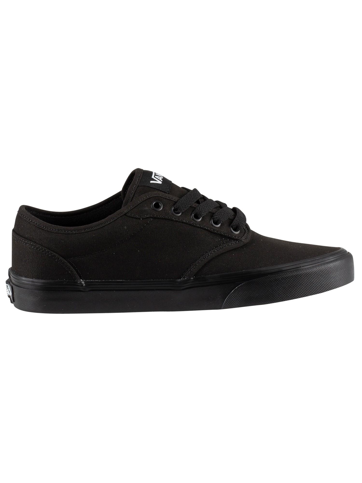 Vans Atwood Canvas Trainers in Black for Men | Lyst