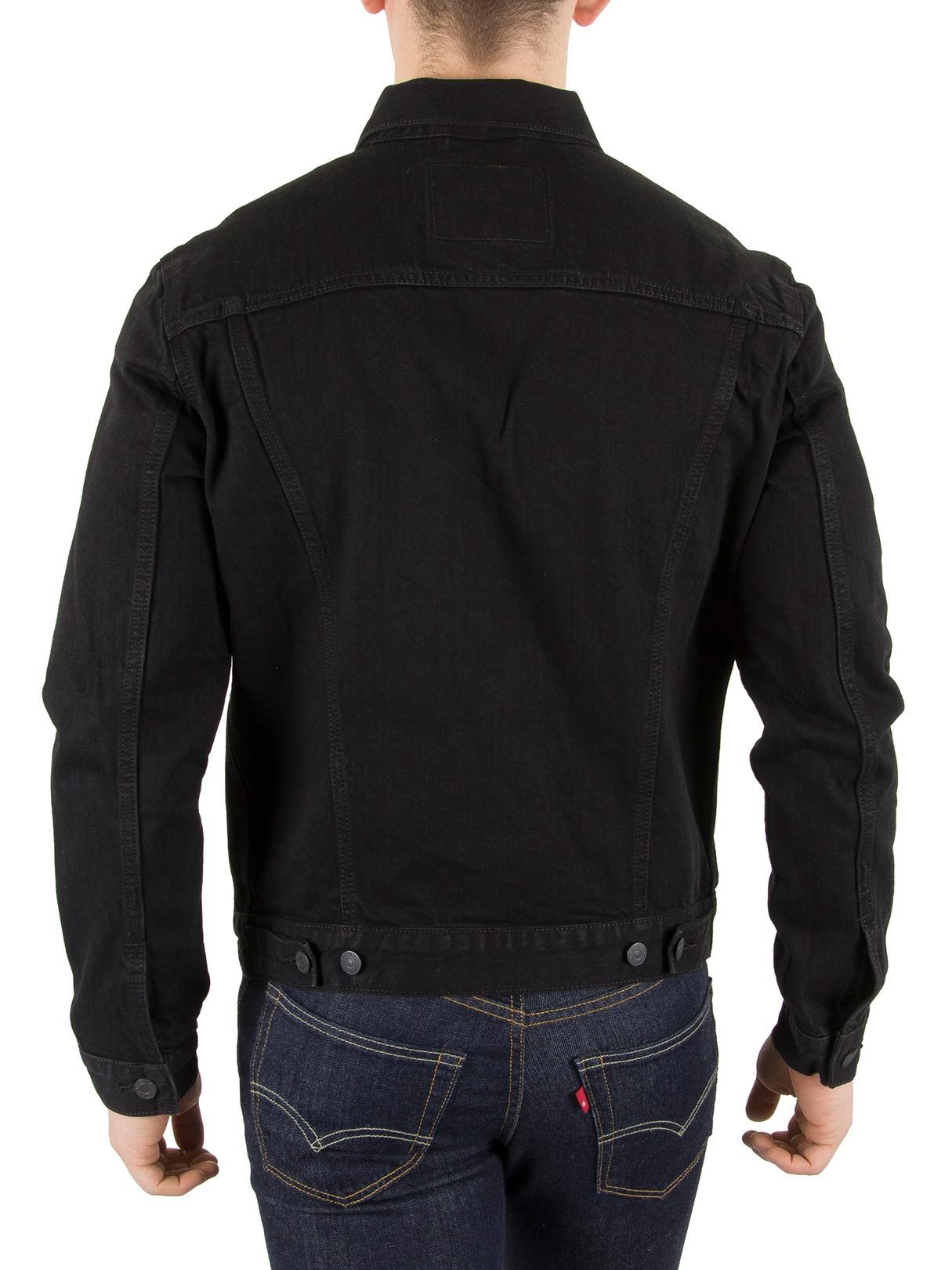 Levi's Black Berkman Trucker Jacket for Men | Lyst