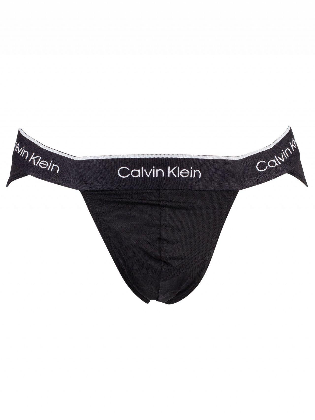 Calvin Klein Black 2 Pack Pro Air Sport Briefs for Men