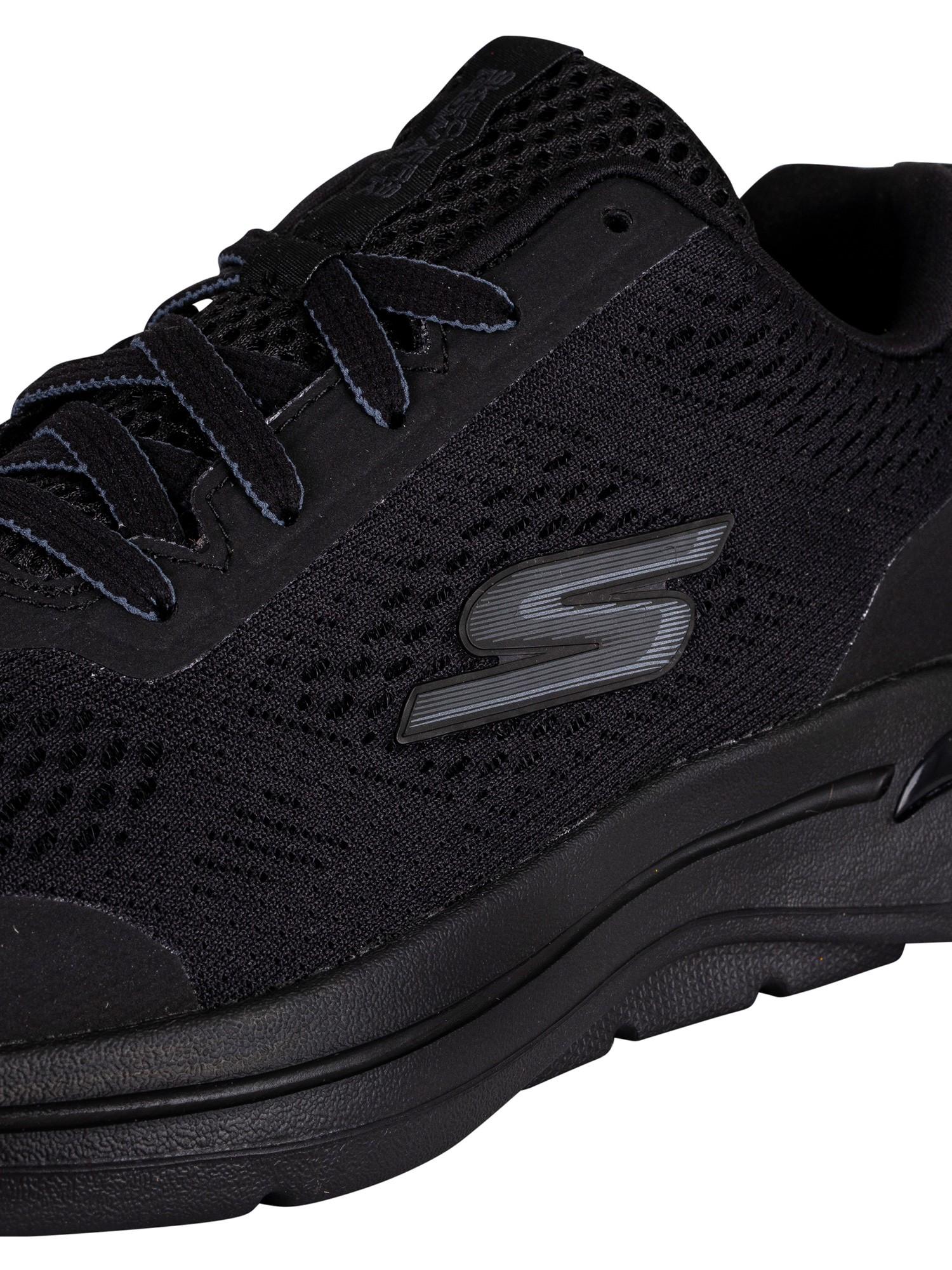 Sund mad Forudsige Festival Skechers Go Walk Arch Fit Trainers in Black for Men | Lyst