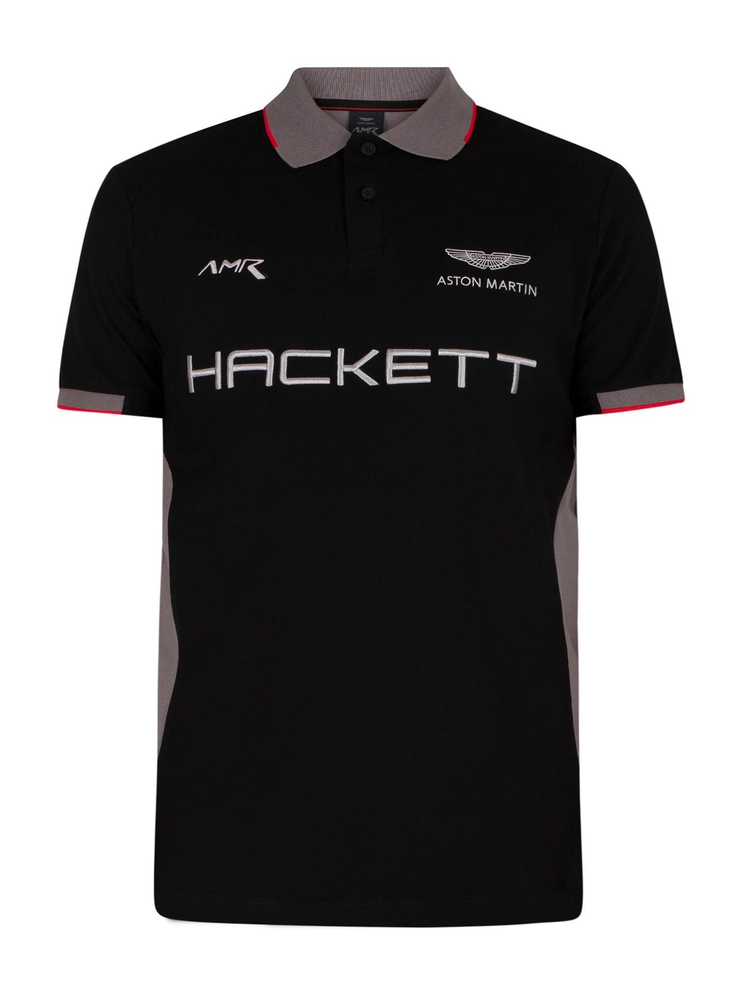 Duplikering Stue Tolk Hackett Aston Martin Racing Multi Polo Shirt in Black for Men | Lyst