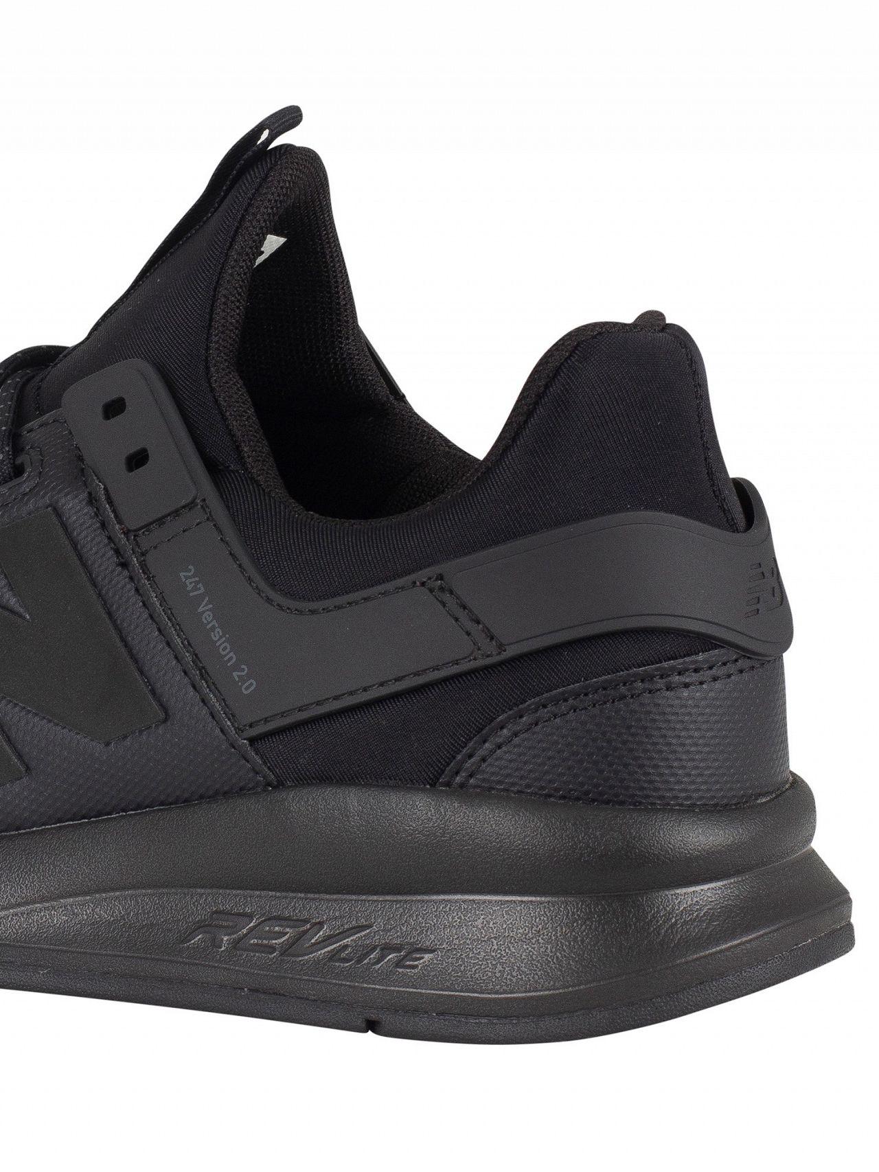New Balance Black 247 Version 2.0 Trainers for Men | Lyst
