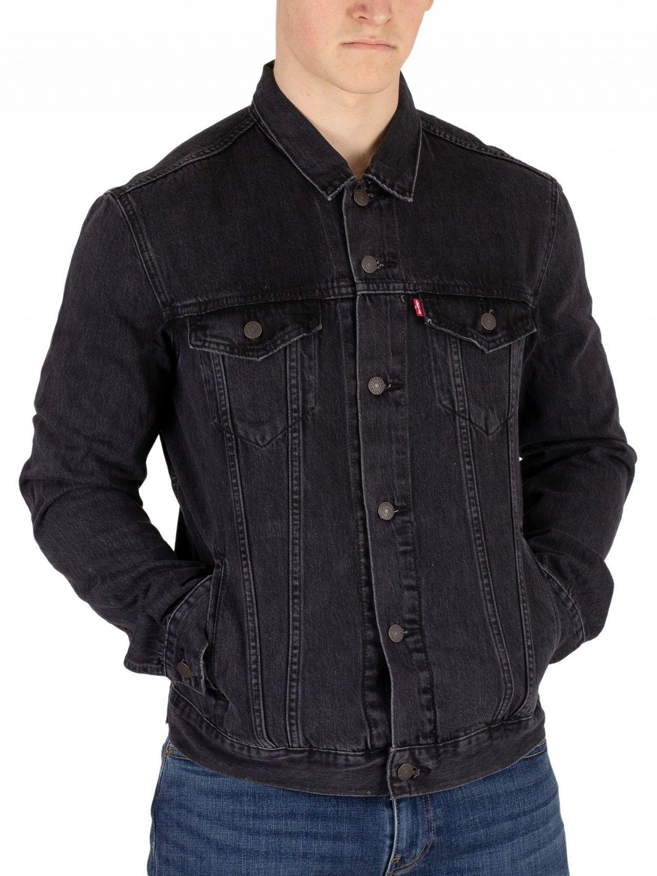 Levi's Cotton Liquorice Trucker Jacket for Men | Lyst Canada