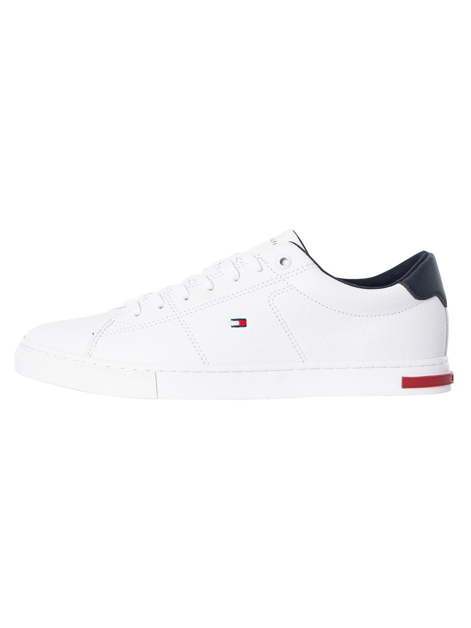 tommy hilfiger white essential sneaker trainers