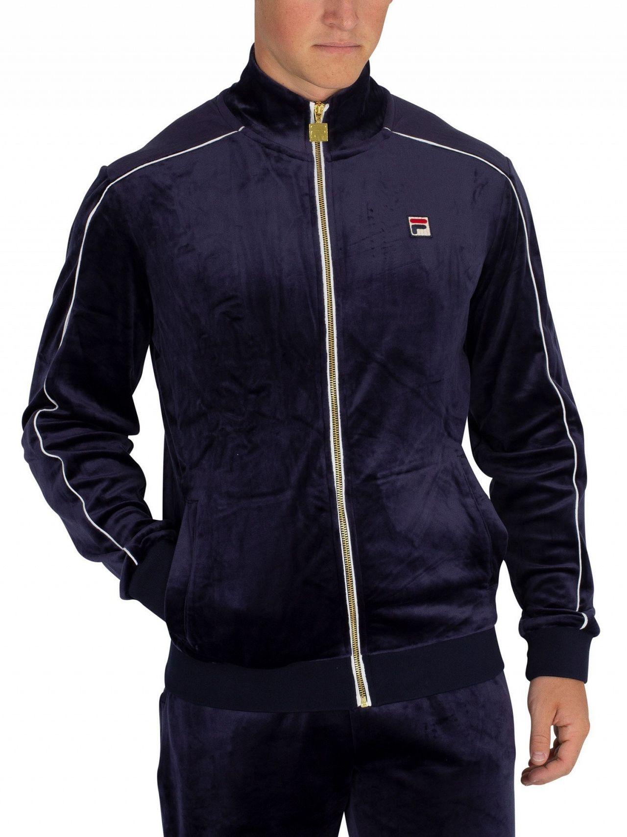 Download Fila Synthetic Peacoat/white Lineker Track Jacket for Men ...