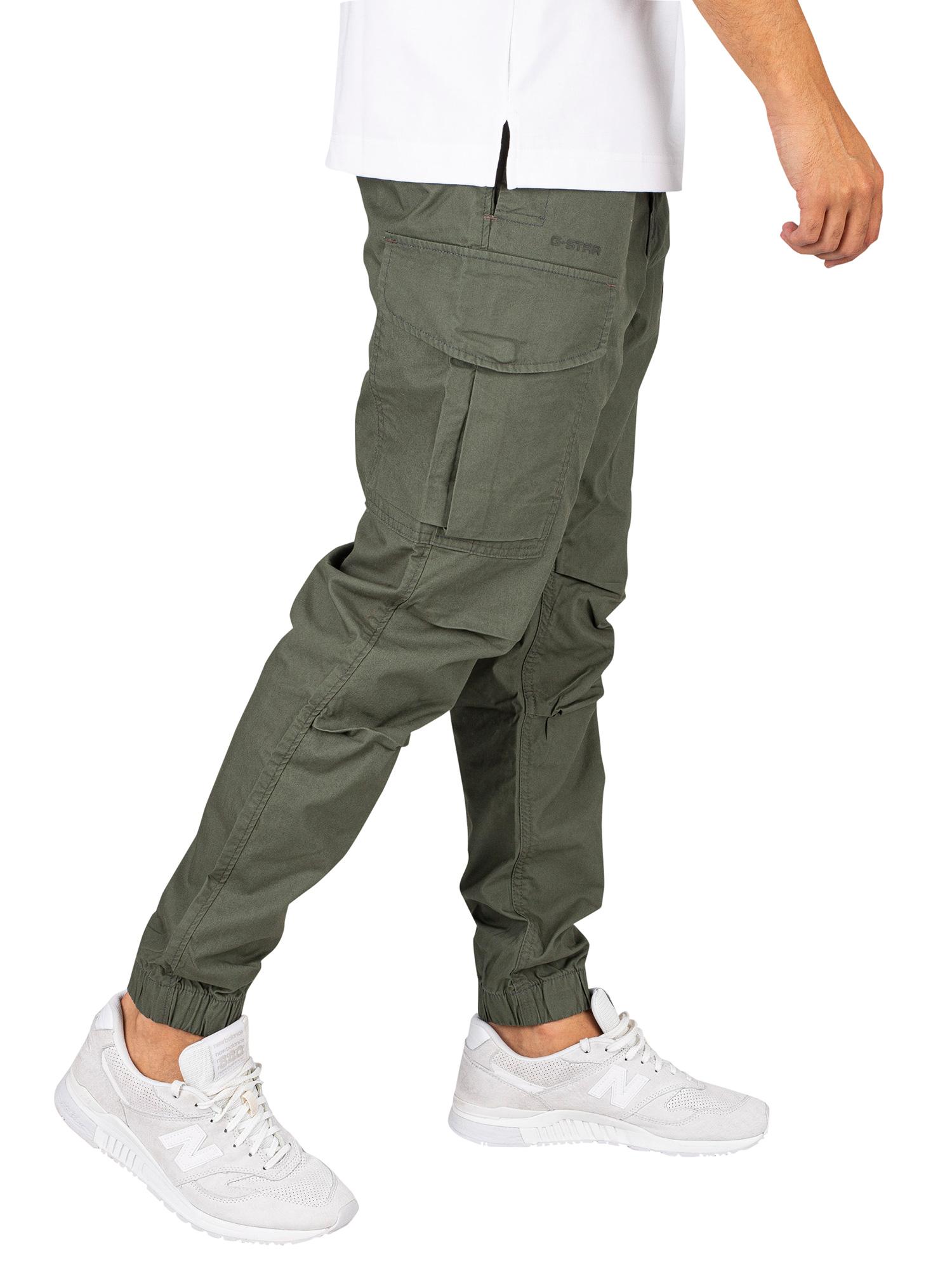 G-Star RAW Combat Cargo Trousers in Green for Men | Lyst