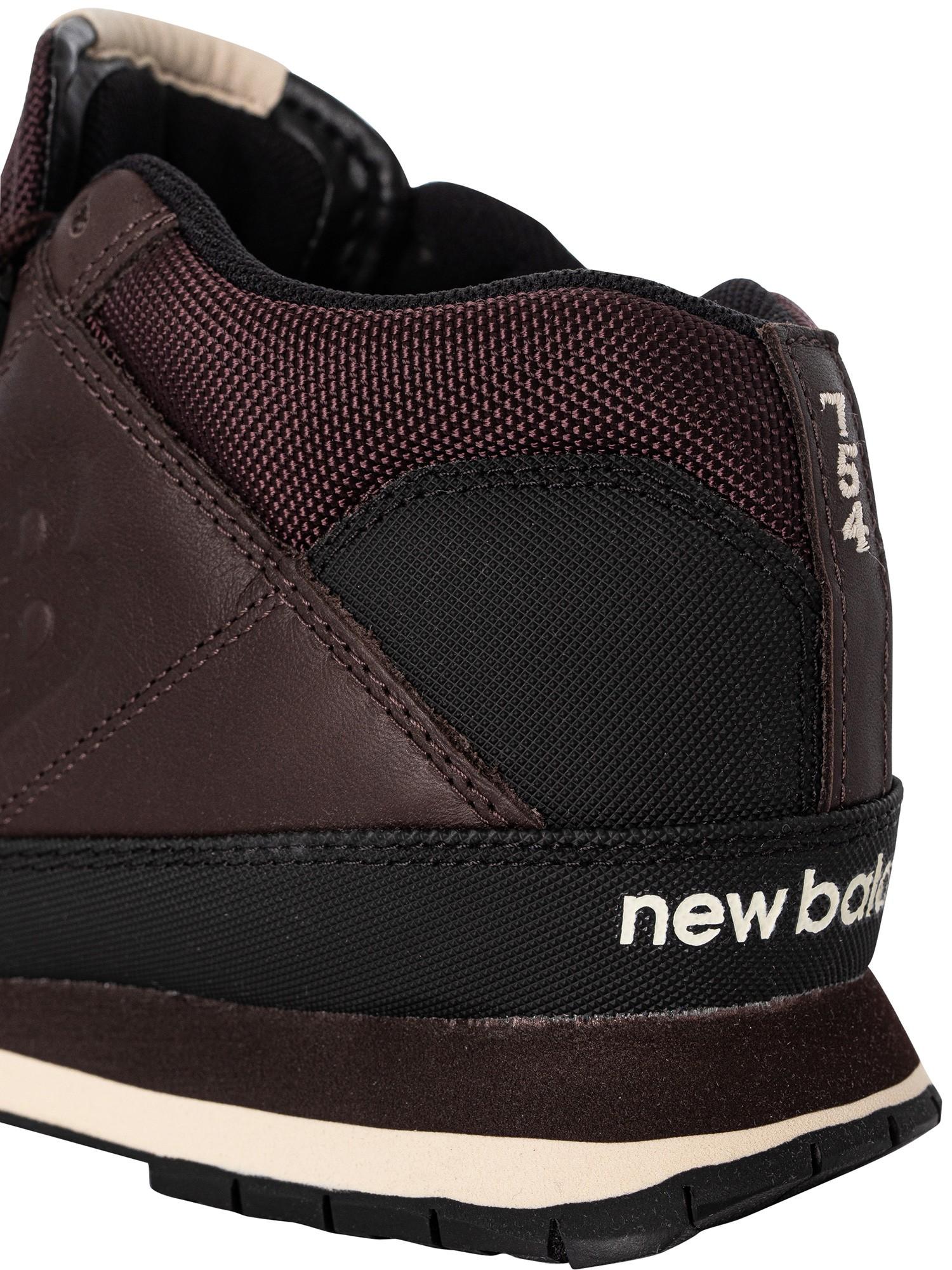 New Balance H754 Leather Boots in Brown for Men | Lyst