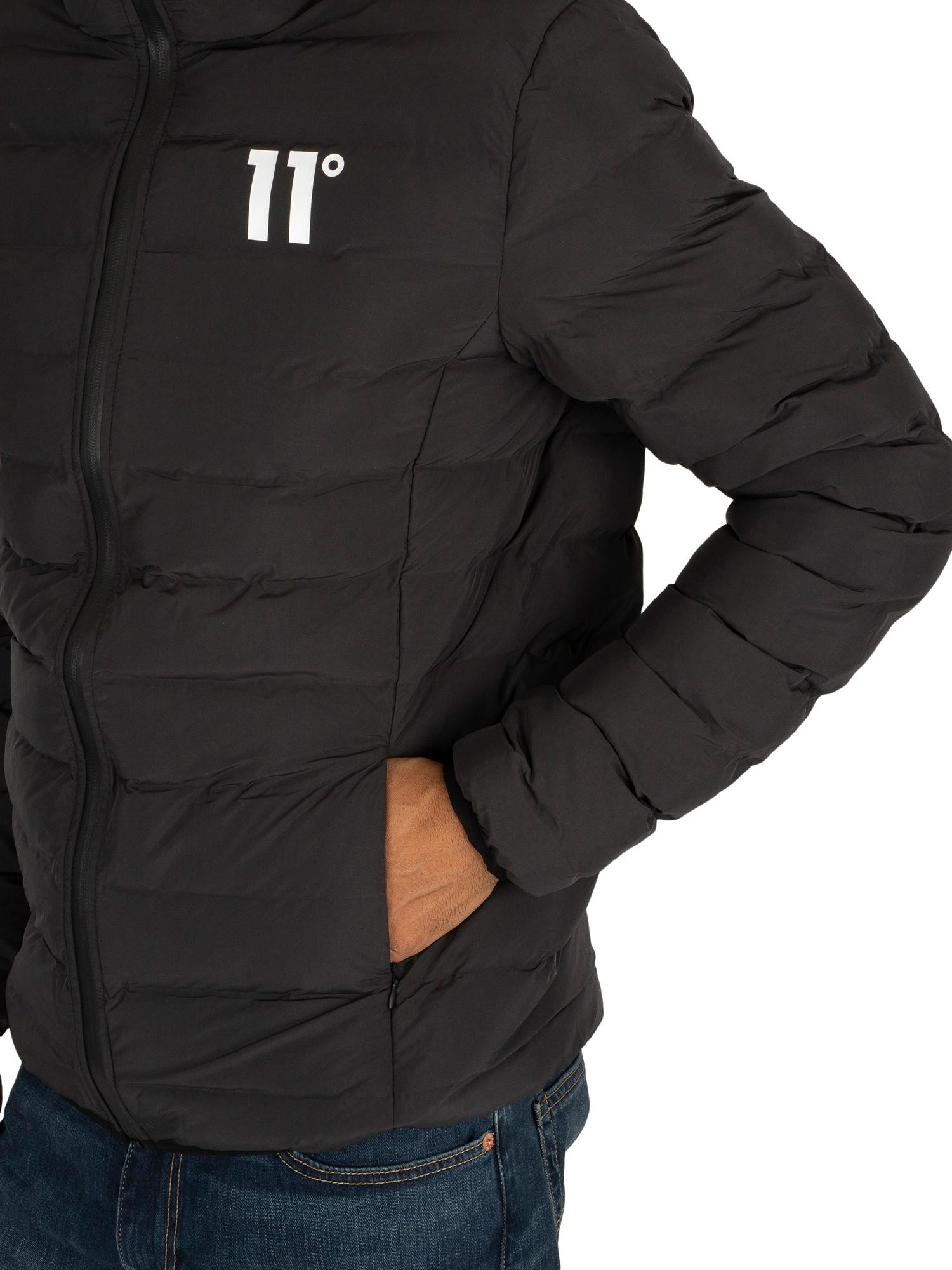 11 degrees black denim jacket