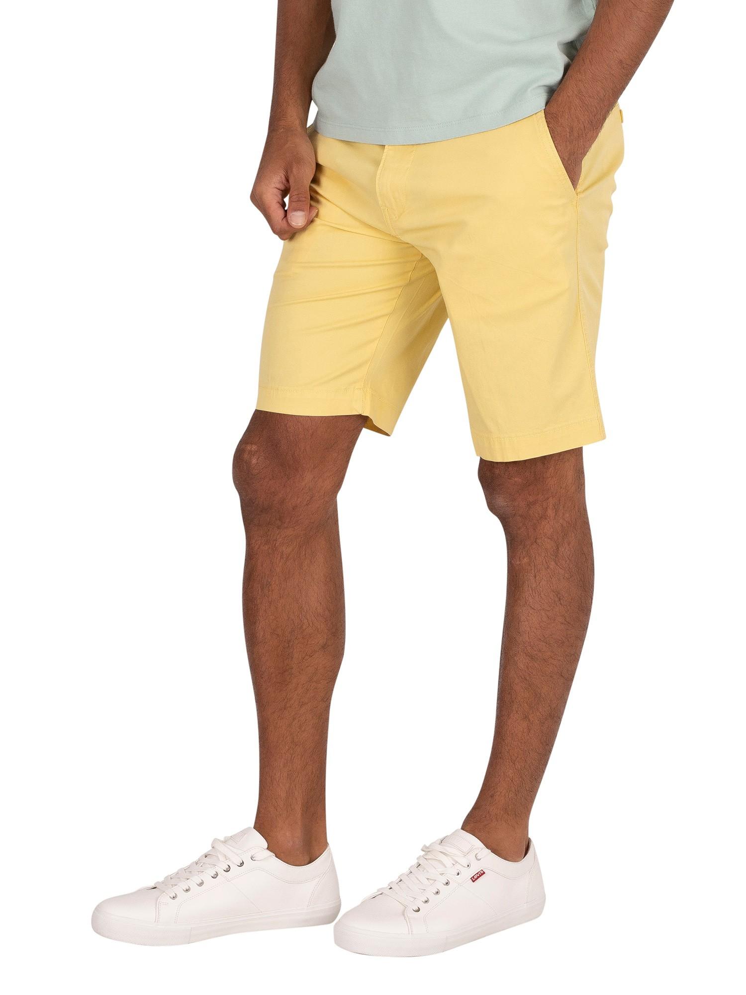mens lemon chino shorts