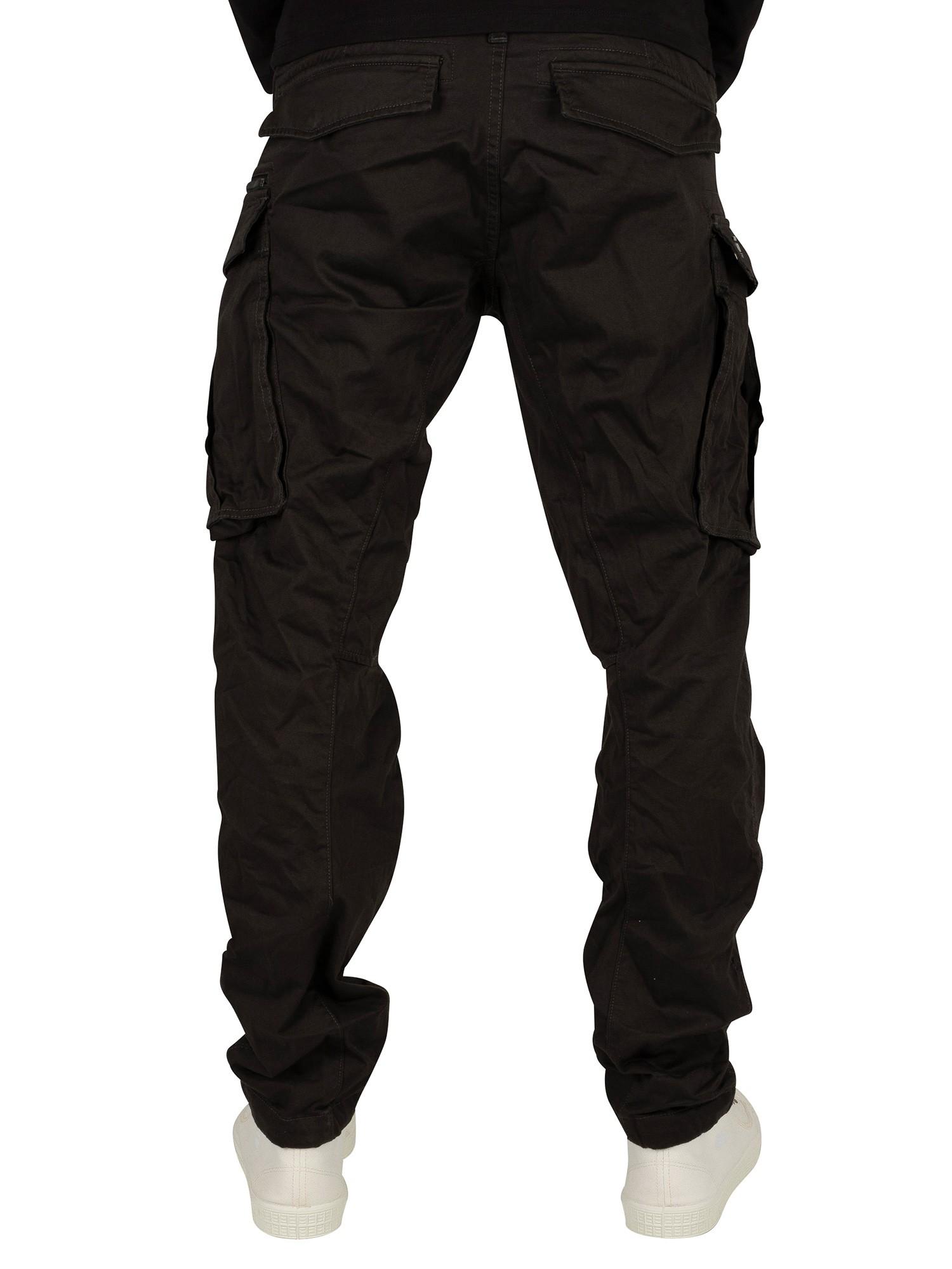 G-Star RAW Rovic Zip 3d Tapered Cargos in Black for Men - Lyst