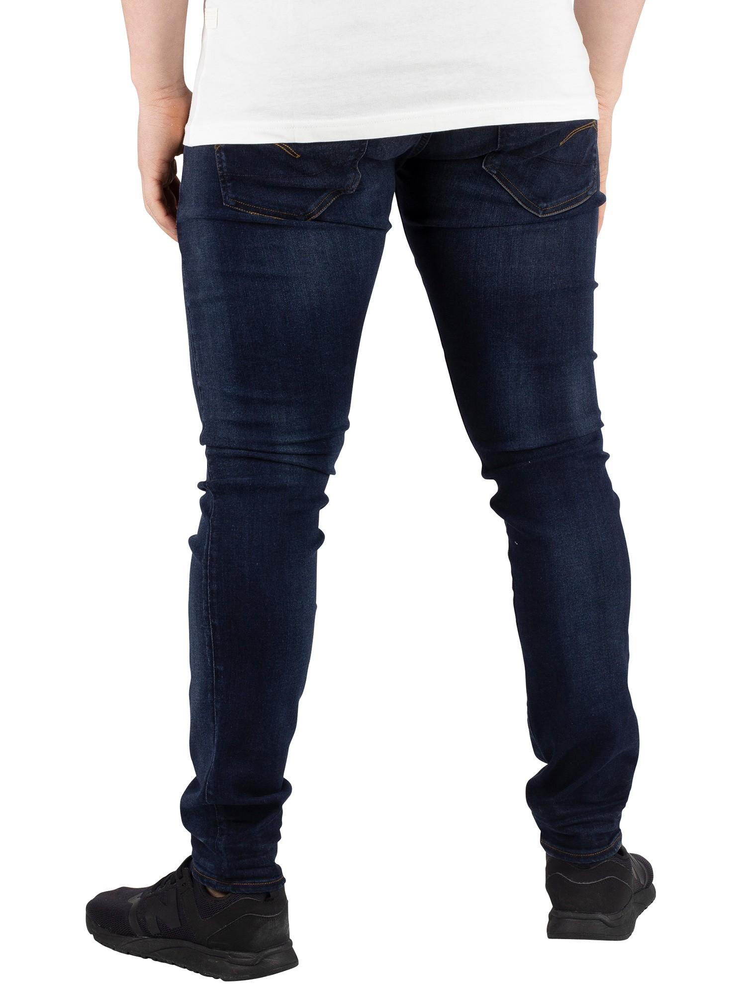 3301 deconstructed skinny jeans dark aged