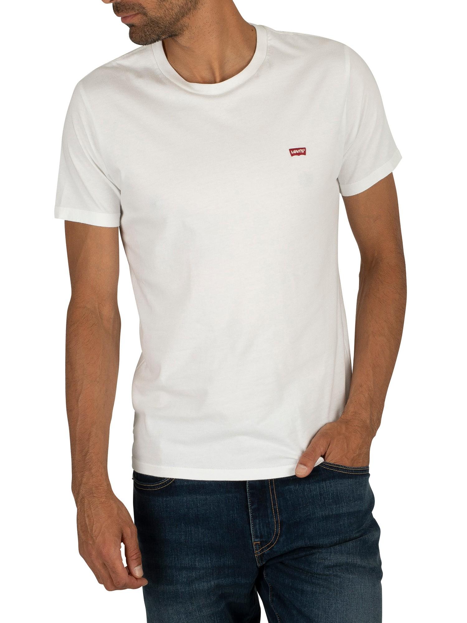 levis original white t shirt