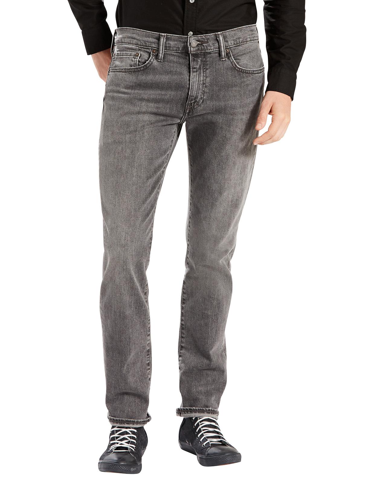 Levi's Denim Charcoal 511 Slim Fit Berry Hill Jeans in Gray for Men - Lyst
