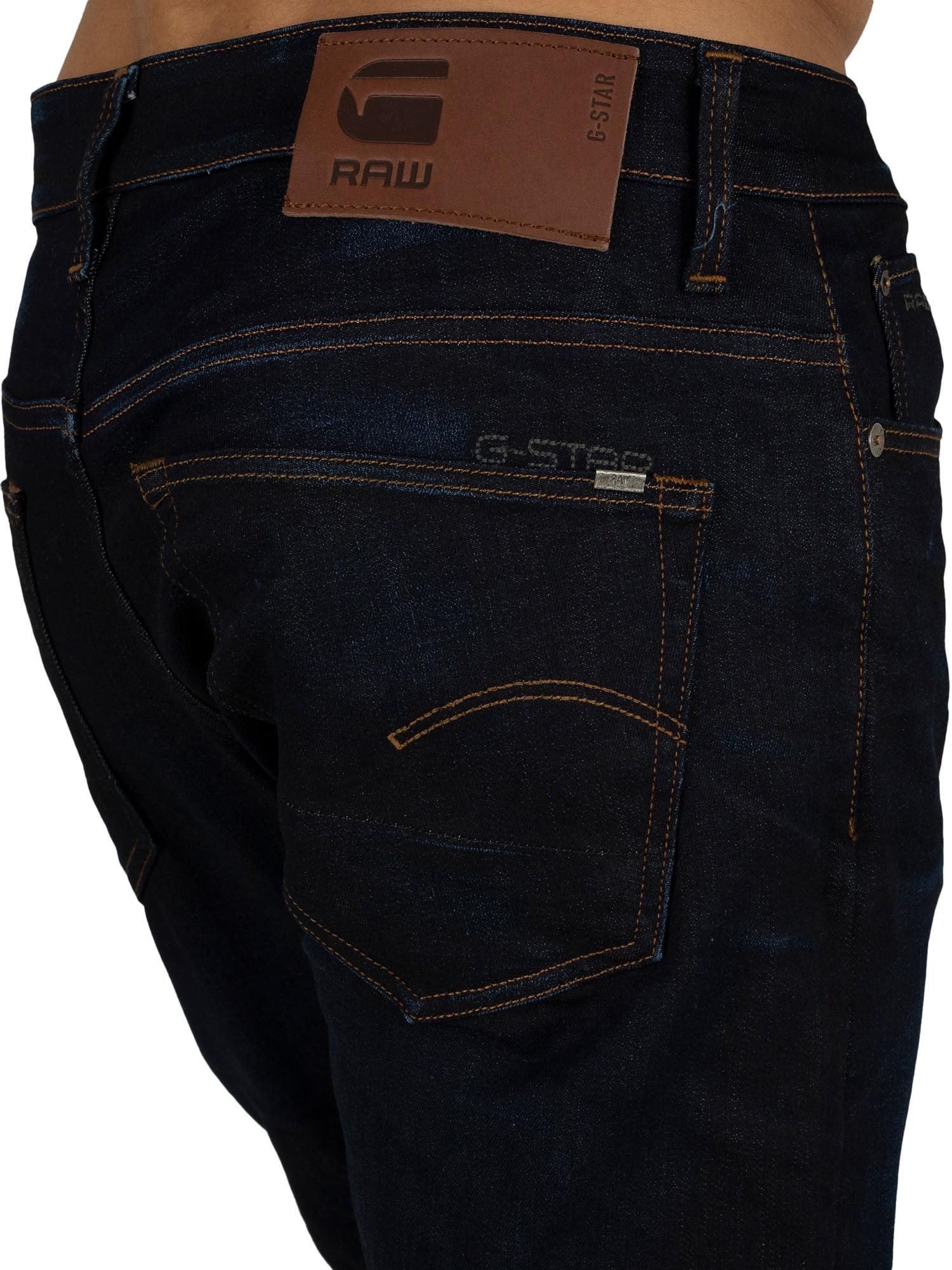 G-Star RAW 3301 Tapered Fit Jeans in Blue for Men | Lyst
