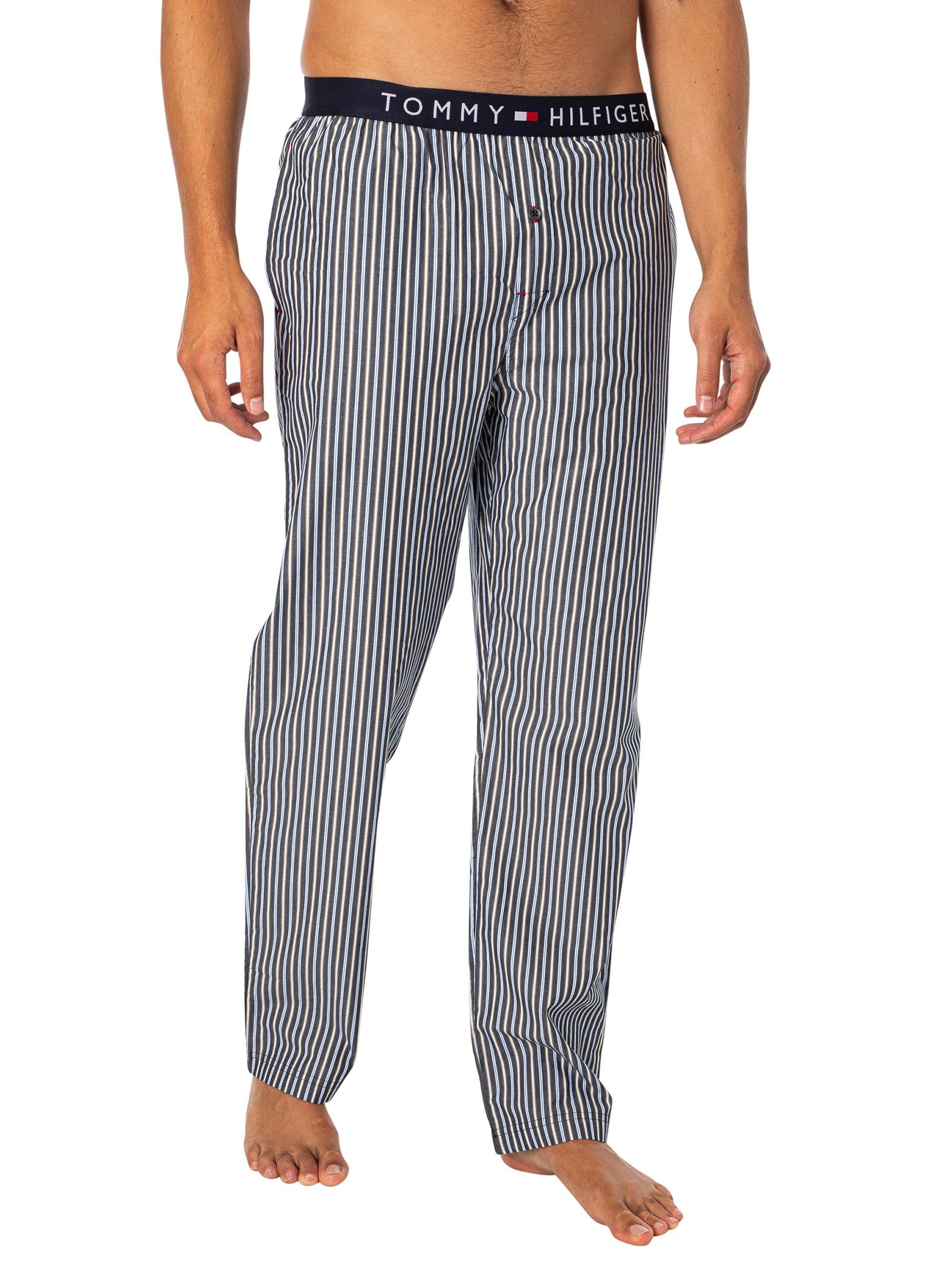 Tommy Hilfiger Woven Pyjama Bottoms in Gray for Men Lyst