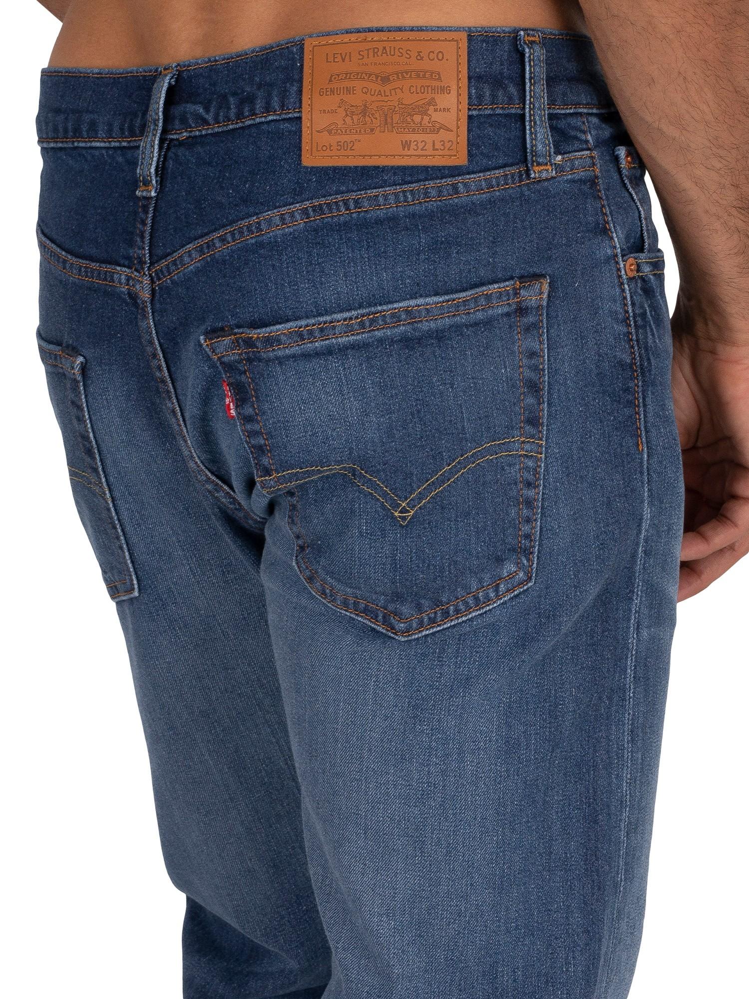 Levi's Denim 502 Taper Jeans in Blue for Men - Lyst