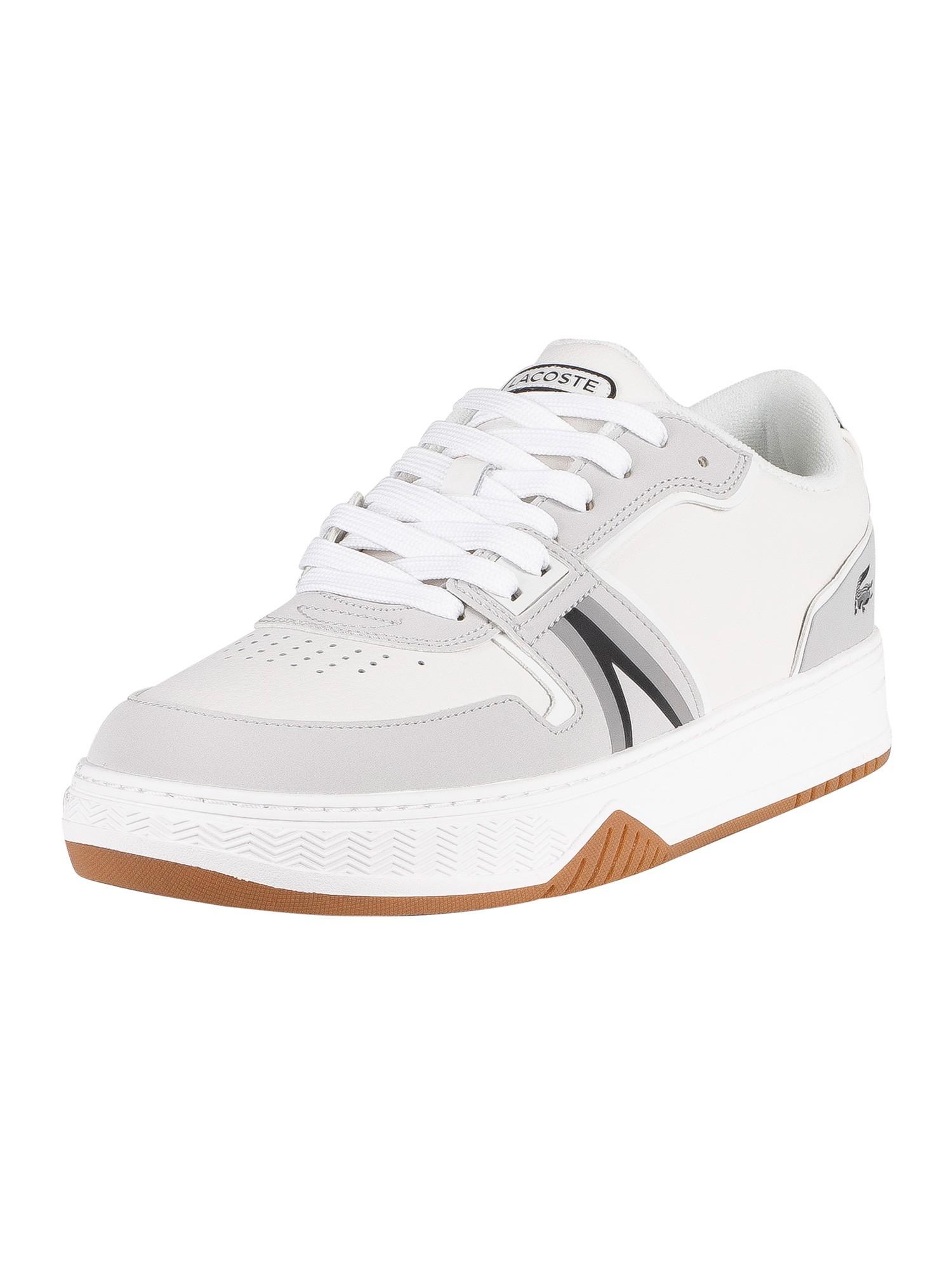 Lacoste L001 0722 2 Sma Leather Trainers in White for Men | Lyst