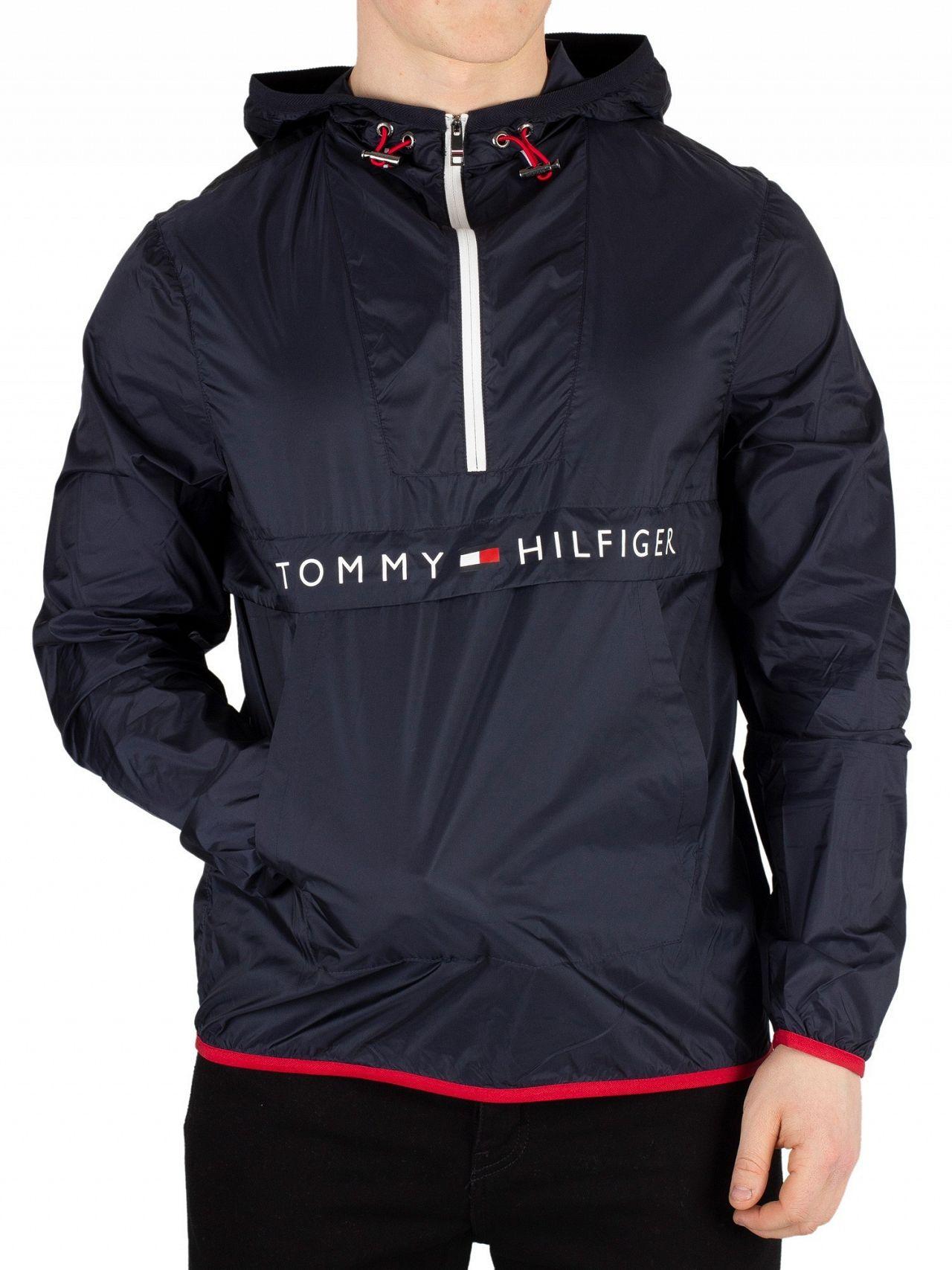 Tommy Hilfiger Packable Lightweight Nylon Jacket in Blue for Men - Save ...