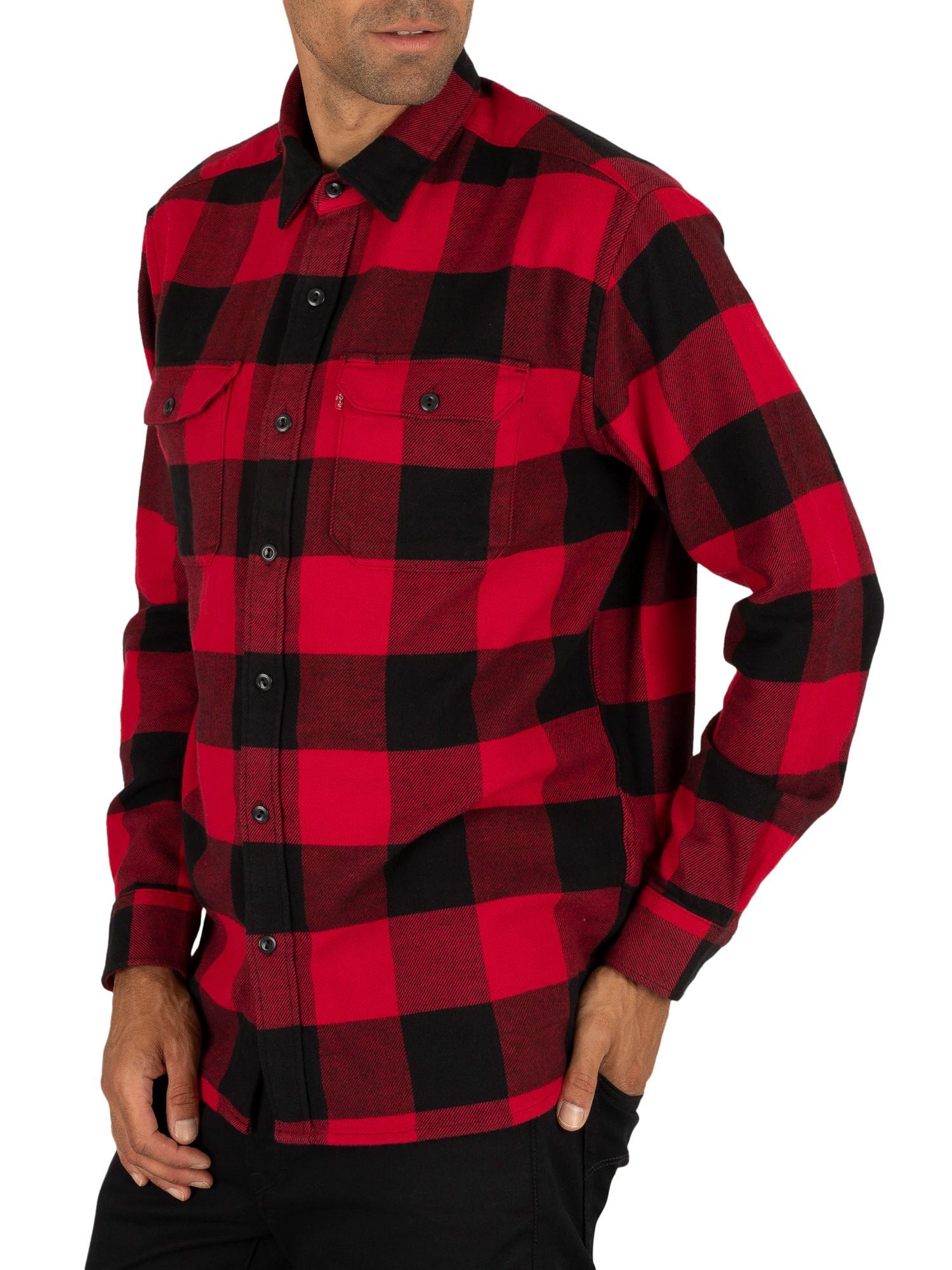 Jackson Worker Shirt in Red for Men 