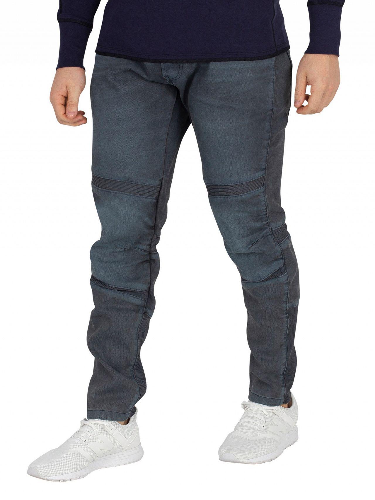 G-Star RAW Denim Dark Aged Motac 3d Slim Jeans in Blue for Men | Lyst