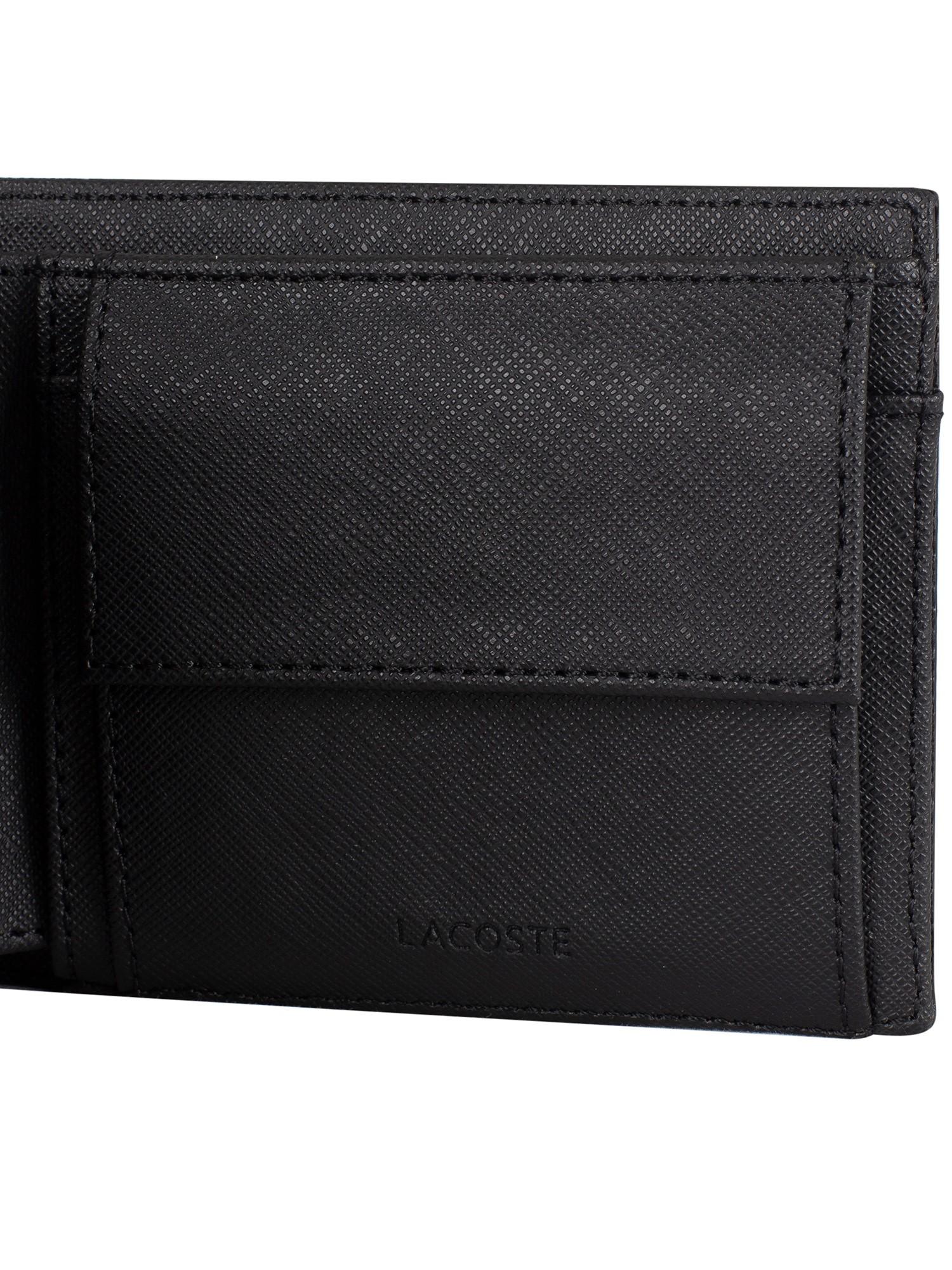 Lacoste Billfold Coin Wallet in Black for Men Lyst