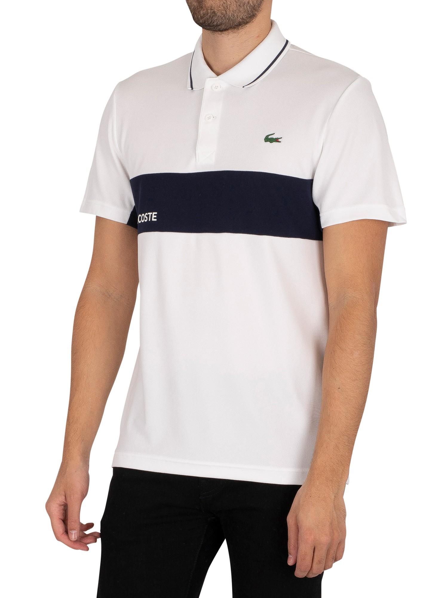 richting Geschikt Walging Lacoste Sport Colourblock Polo Shirt in Blue for Men | Lyst
