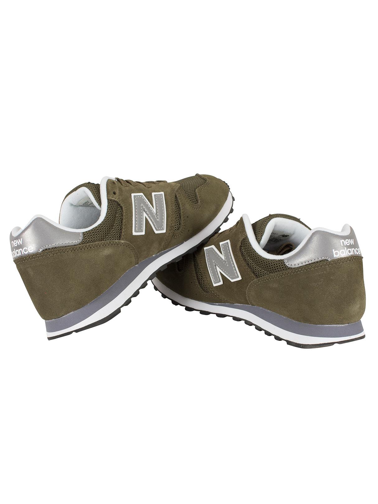 Balance Leather Dark Green 373 Trainers 