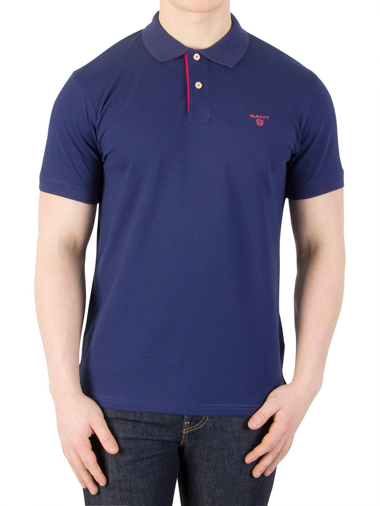 gant contrast polo