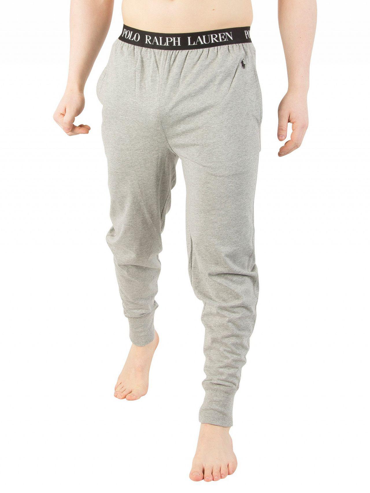 Polo Ralph Lauren Cotton Grey Heather Logo Waistband Pyjama Bottoms in ...