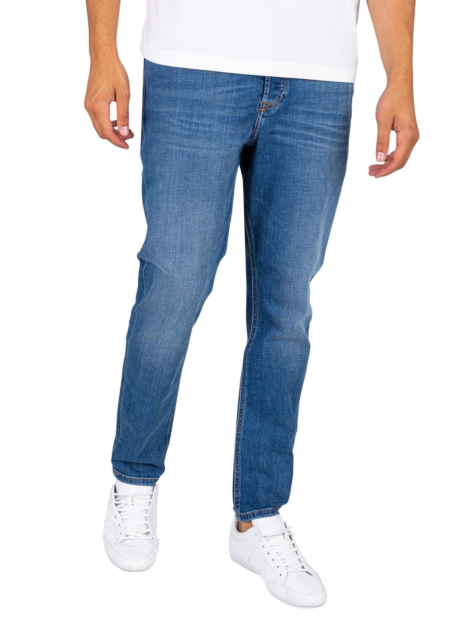 DIESEL D-fining Regular Tapered Fit Jeans in Blue for Men | Lyst