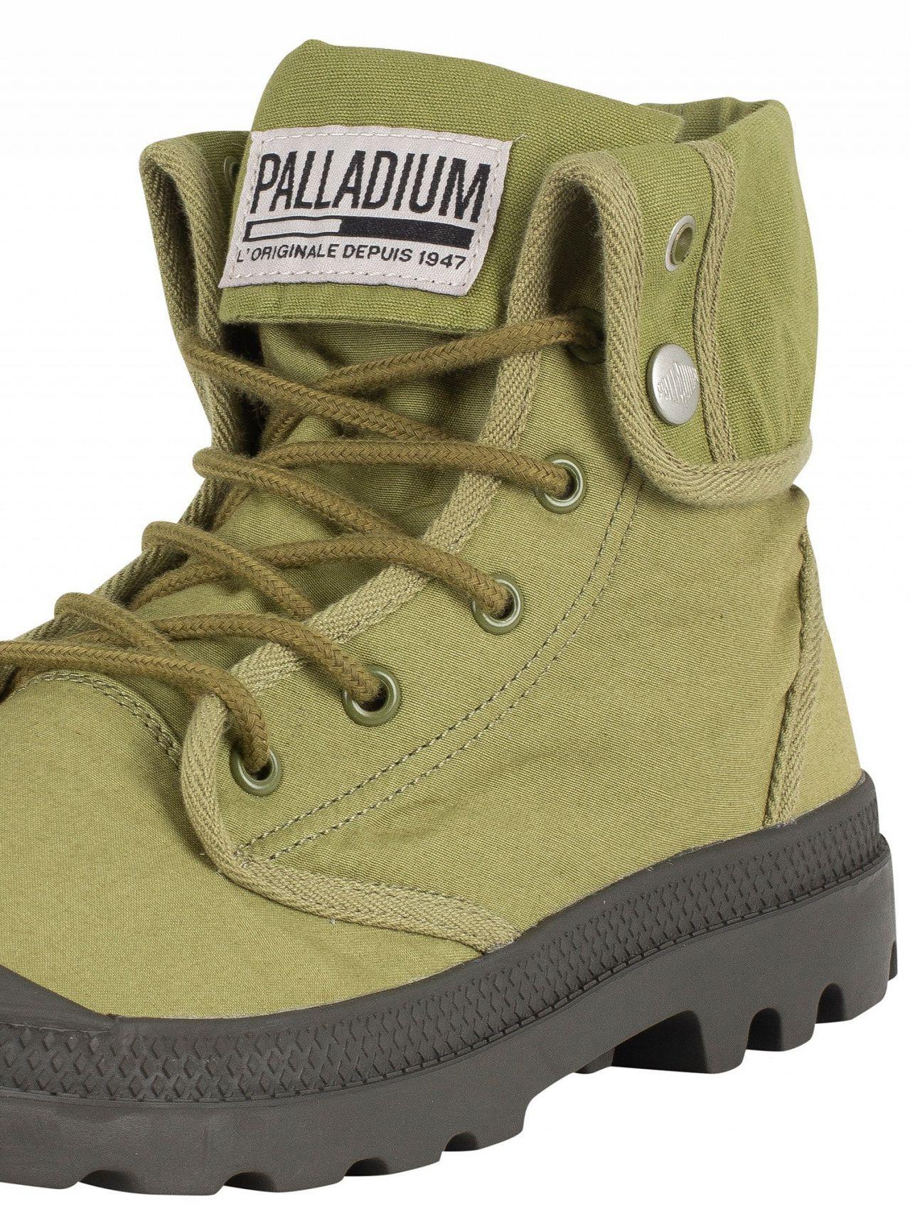 Palladium Olive/beluga Baggy Army Training Camp Boots in Green for Men -  Lyst