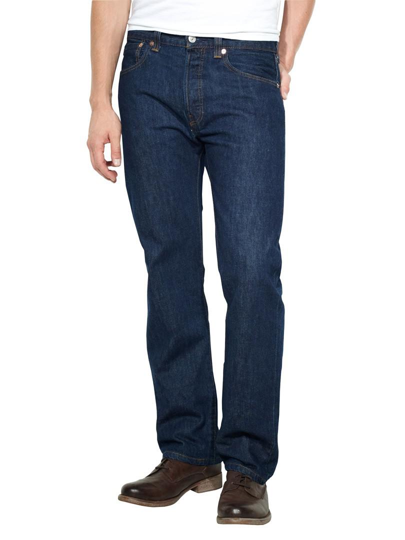 Levi's Denim Onewash 501 Original Fit Jeans in Blue for Men - Lyst
