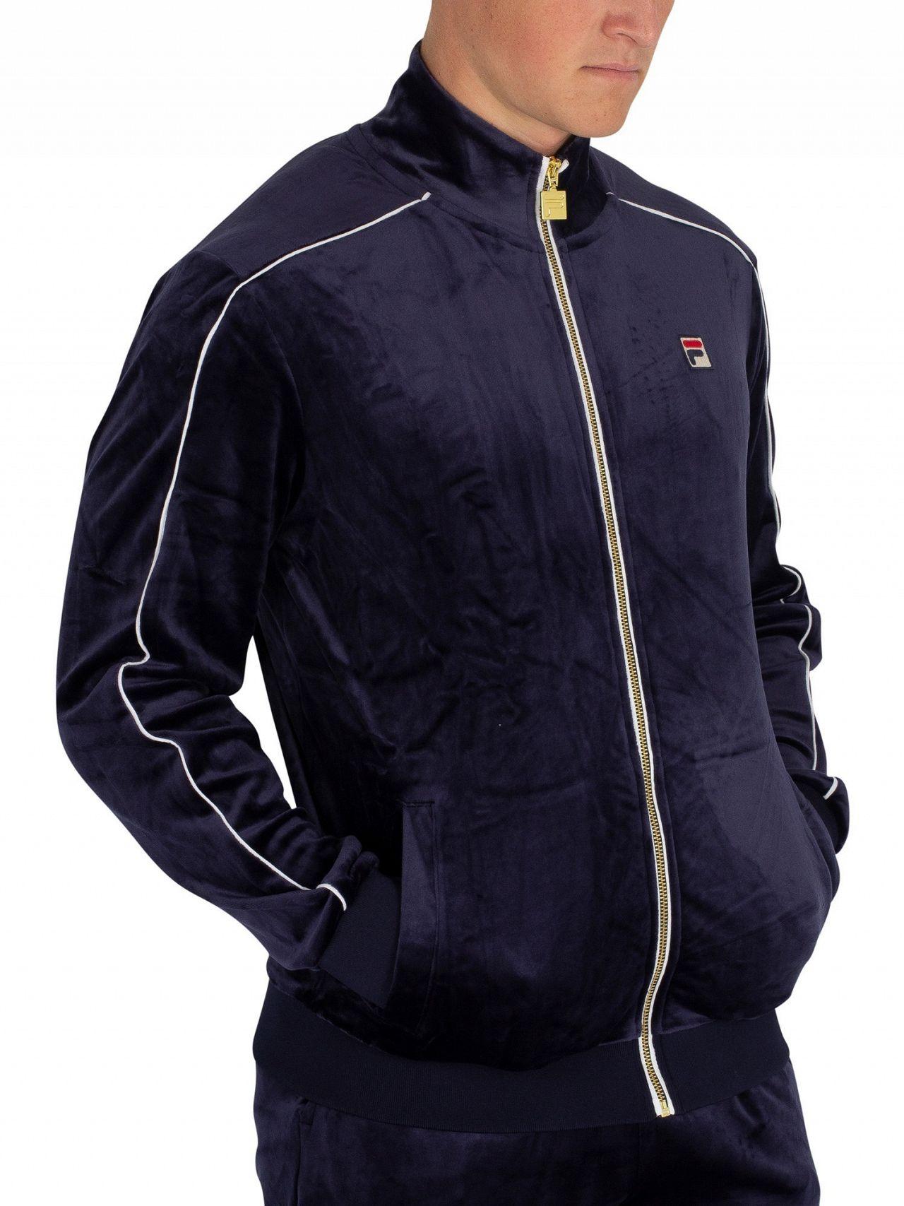 Download Fila Synthetic Peacoat/white Lineker Track Jacket for Men ...