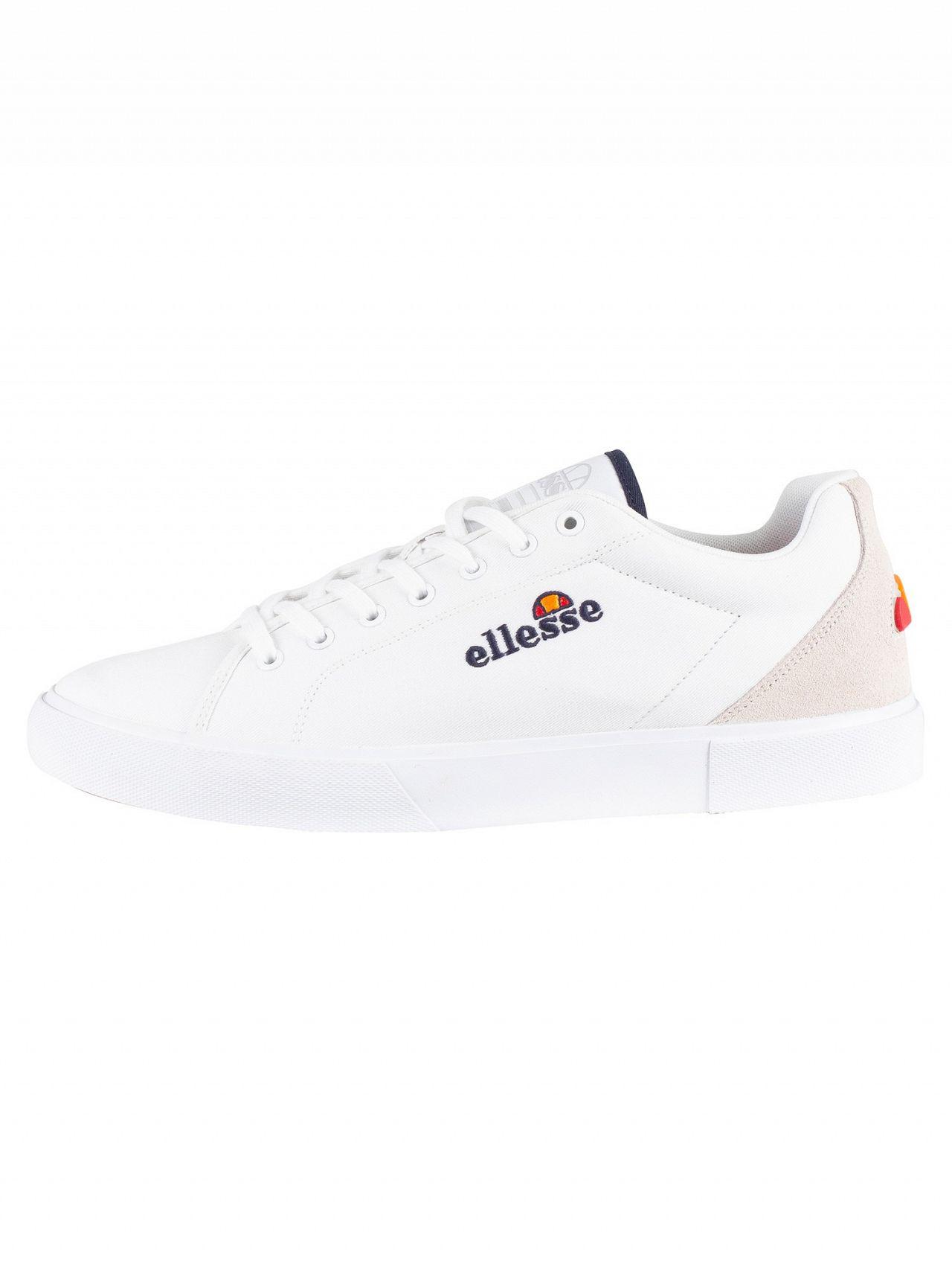 Ellesse White Taggia Canvas Trainers for Men - Lyst