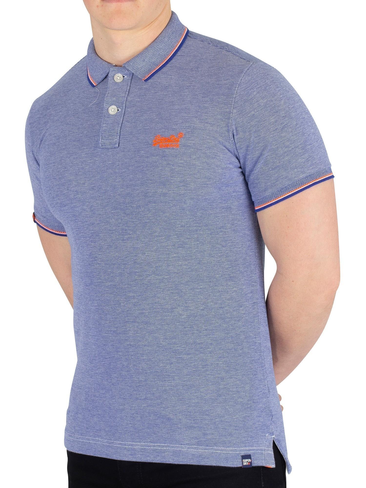 superdry classic poolside pique polo shirt