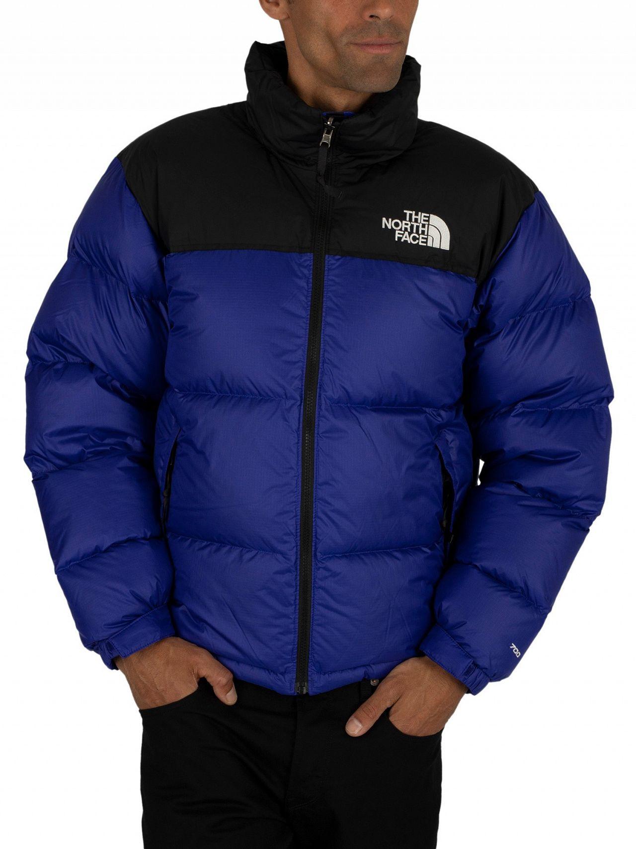 The North Face Synthetic Aztec Blue 1996 Retro Nuptse Jacket for Men - Lyst