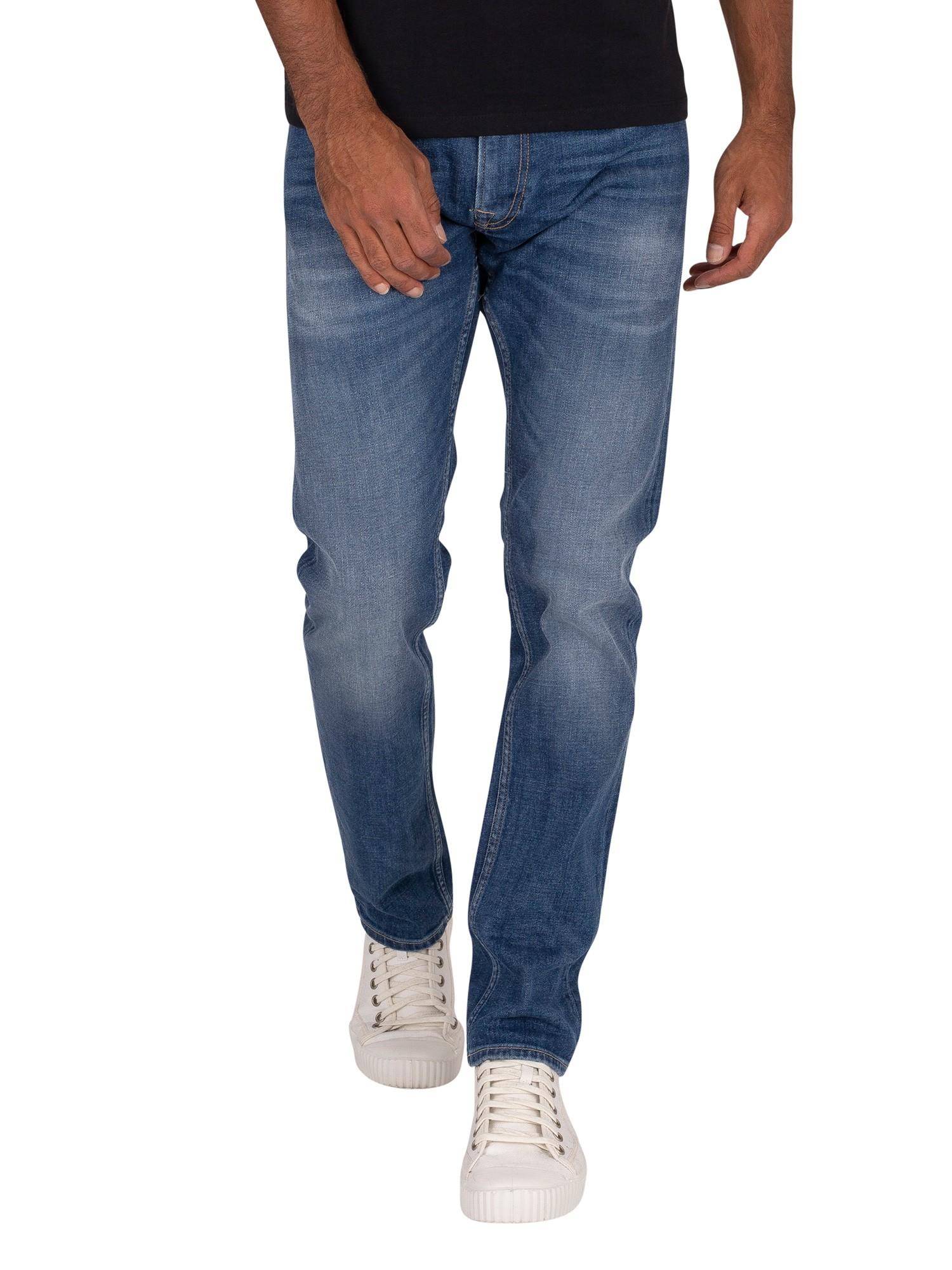 Replay Denim Rocco Comfort Jeans in Deep Blue Indigo (Blue) for Men - Lyst