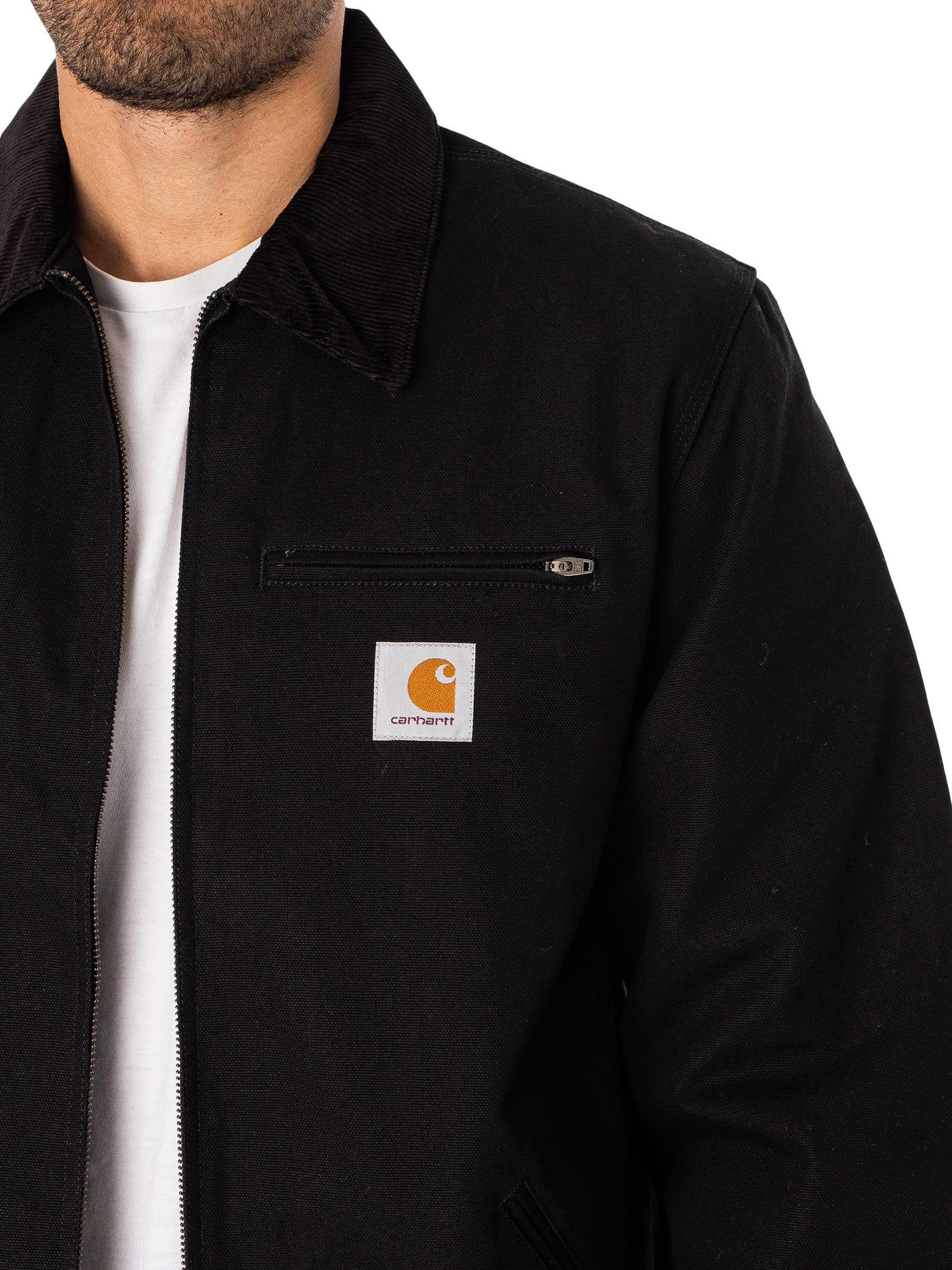 Carhartt wip detroit jacket black best sale