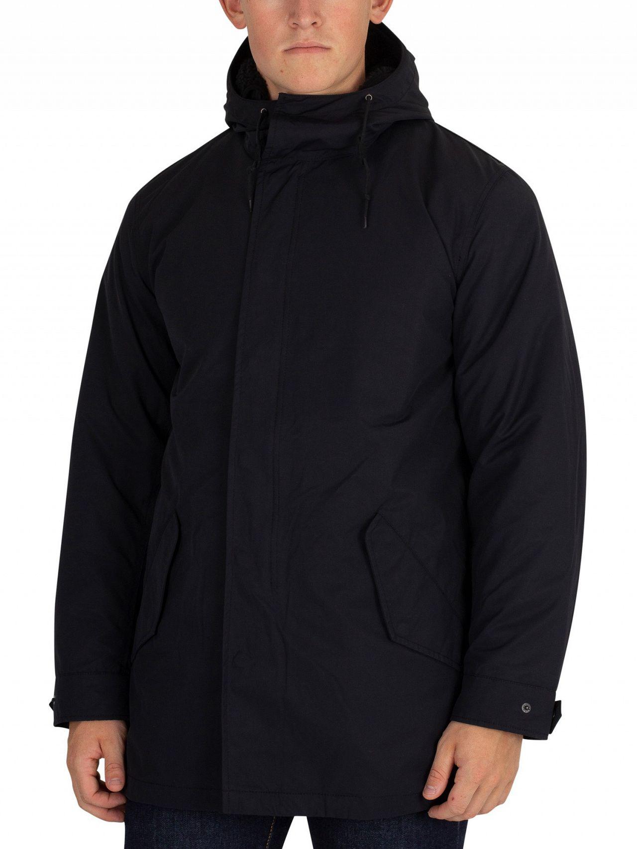 levis lined fishtail parka jacket