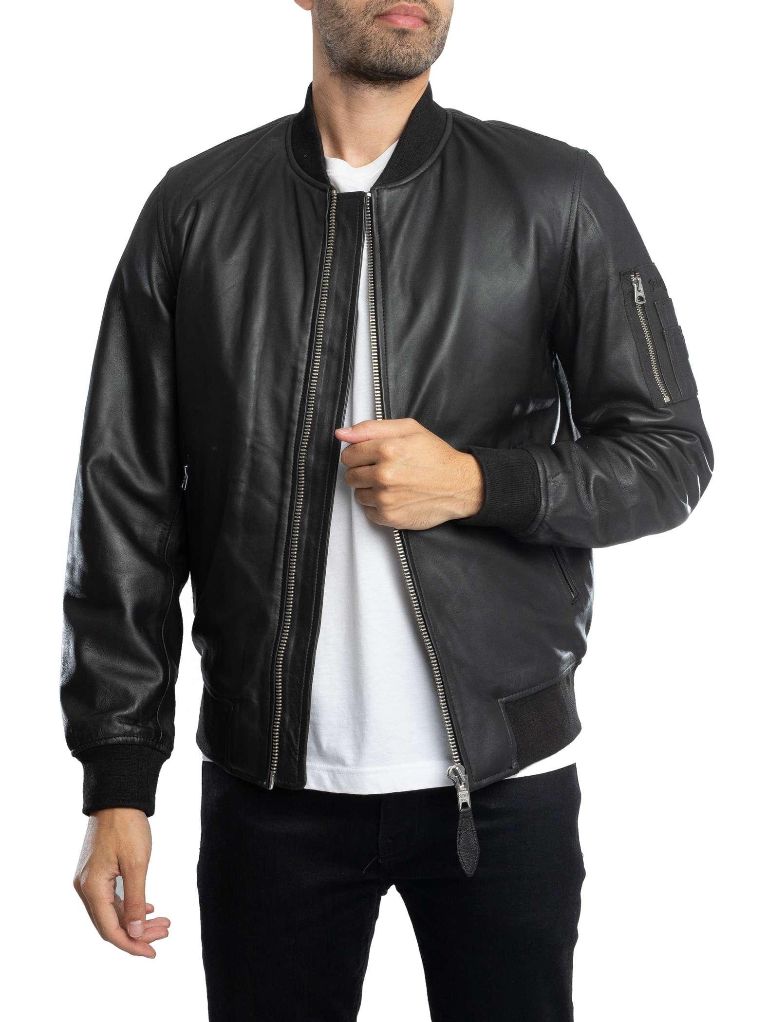 Schott leather bomber new arrivals