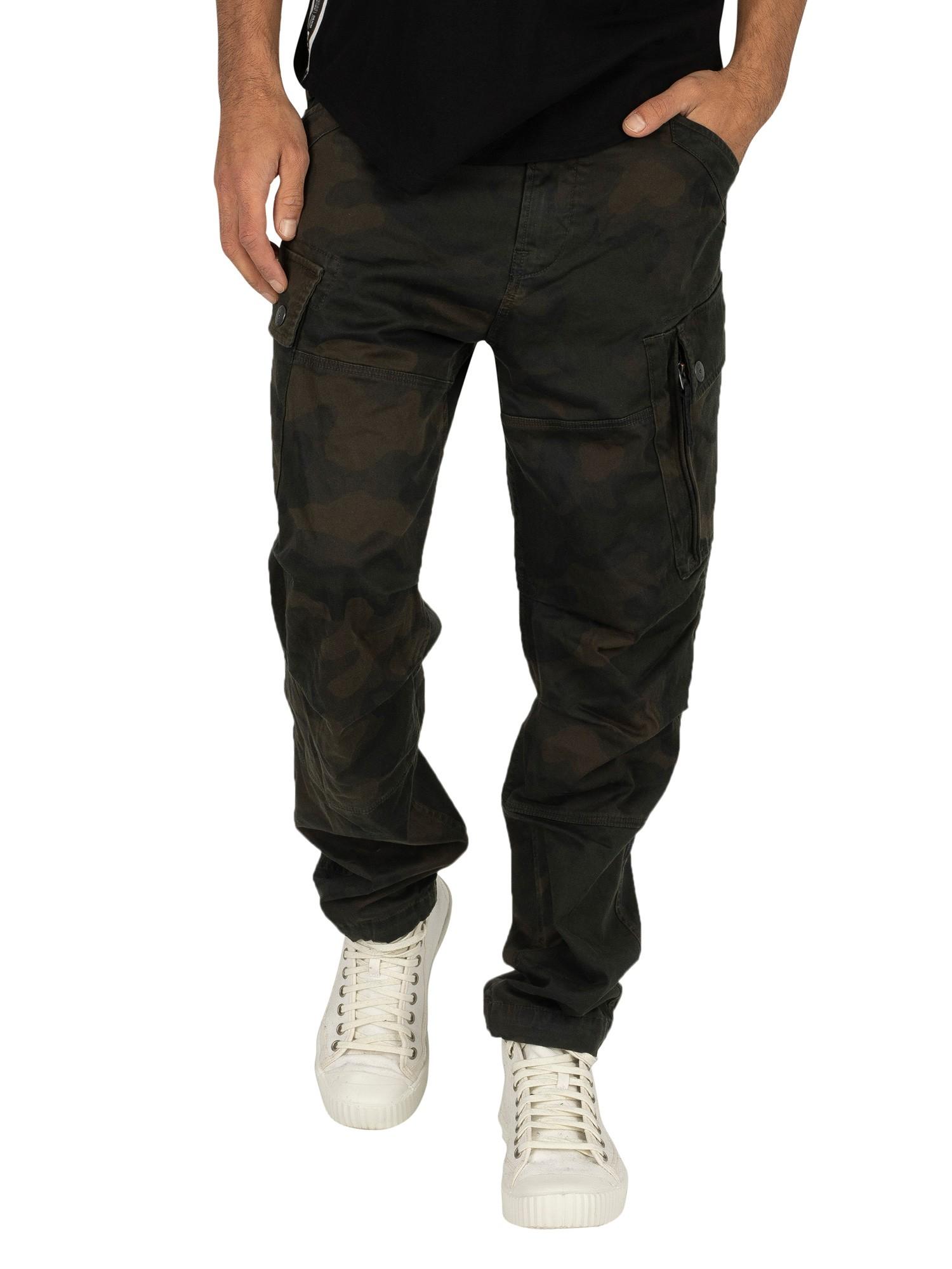 G-Star RAW Roxic Straight Tapered Cargos in Black for Men - Lyst