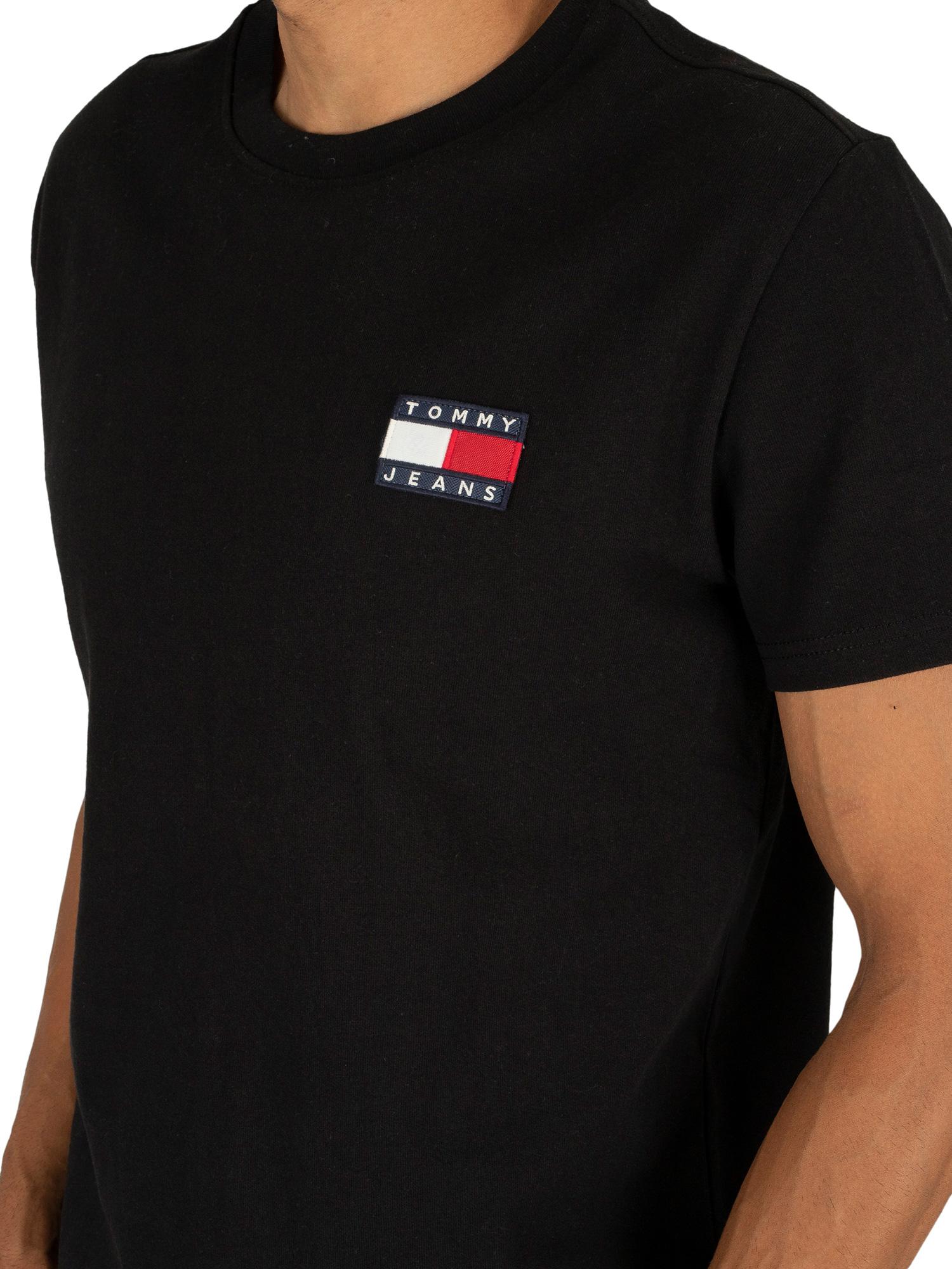 Tommy Hilfiger Denim Badge T-shirt in Black for Men | Lyst Australia