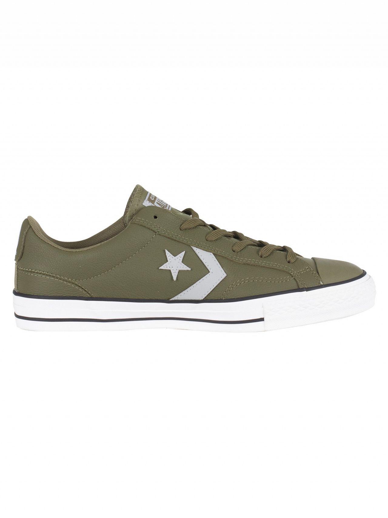 Men's Star Player Ox Leather Green Men's Shoes (trainers) In Green for Men -