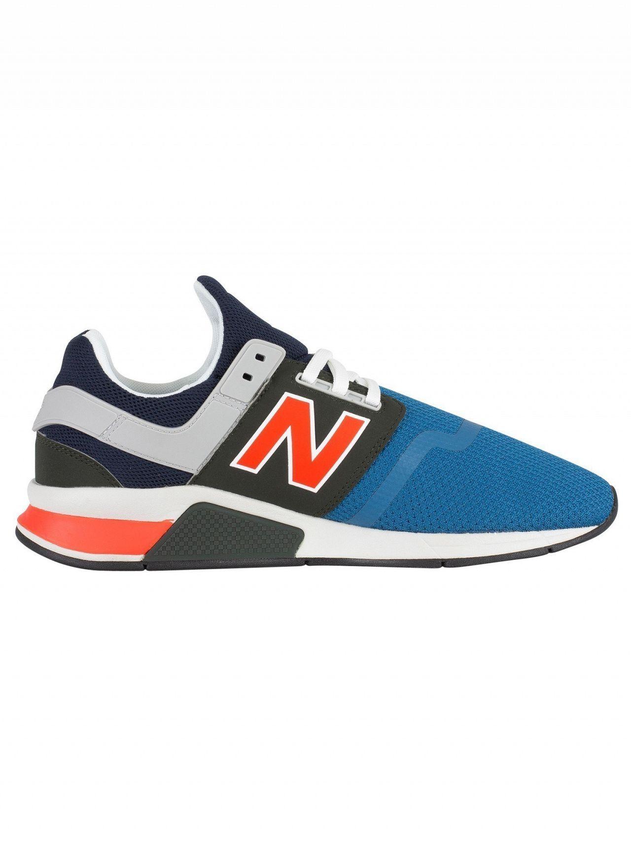 new balance 247 light blue with flame 