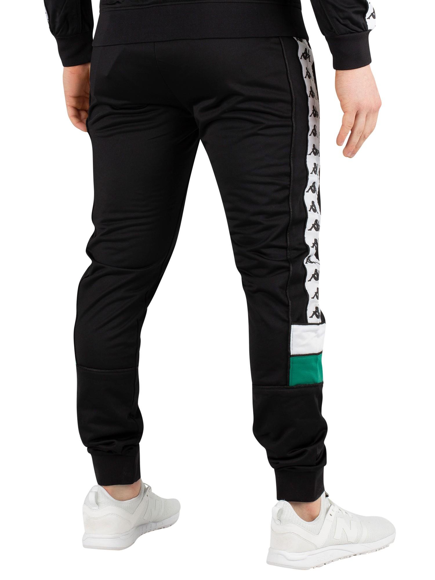 kappa joggers mens black