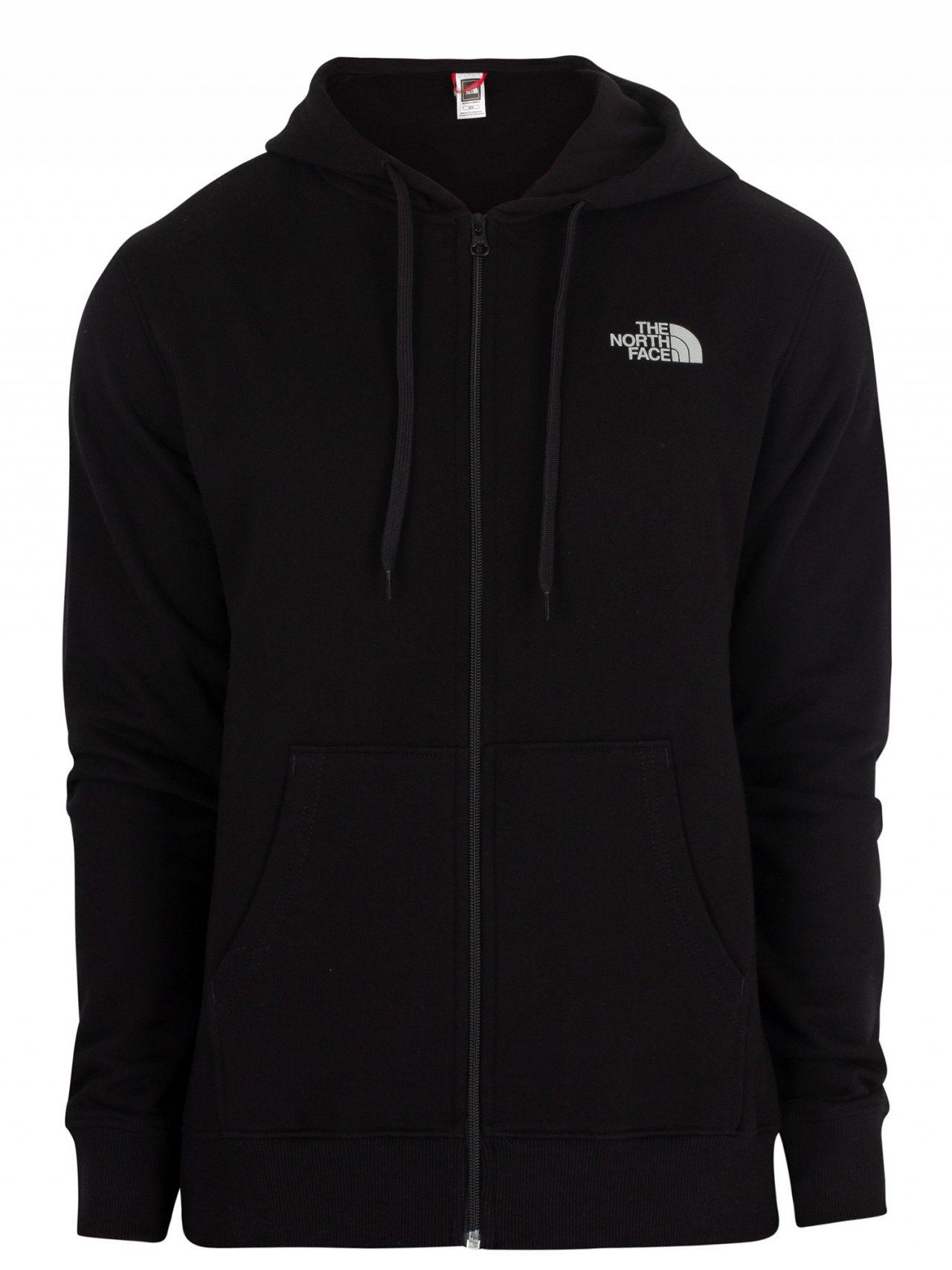 The North Face Cotton Open Gate Full Zip Hoodie in Black for Men - Lyst