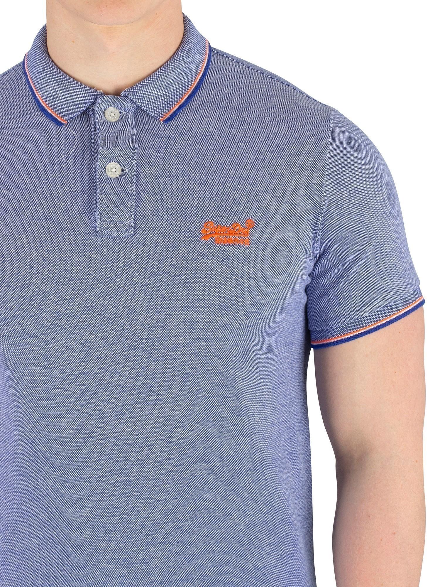 superdry classic poolside pique polo shirt