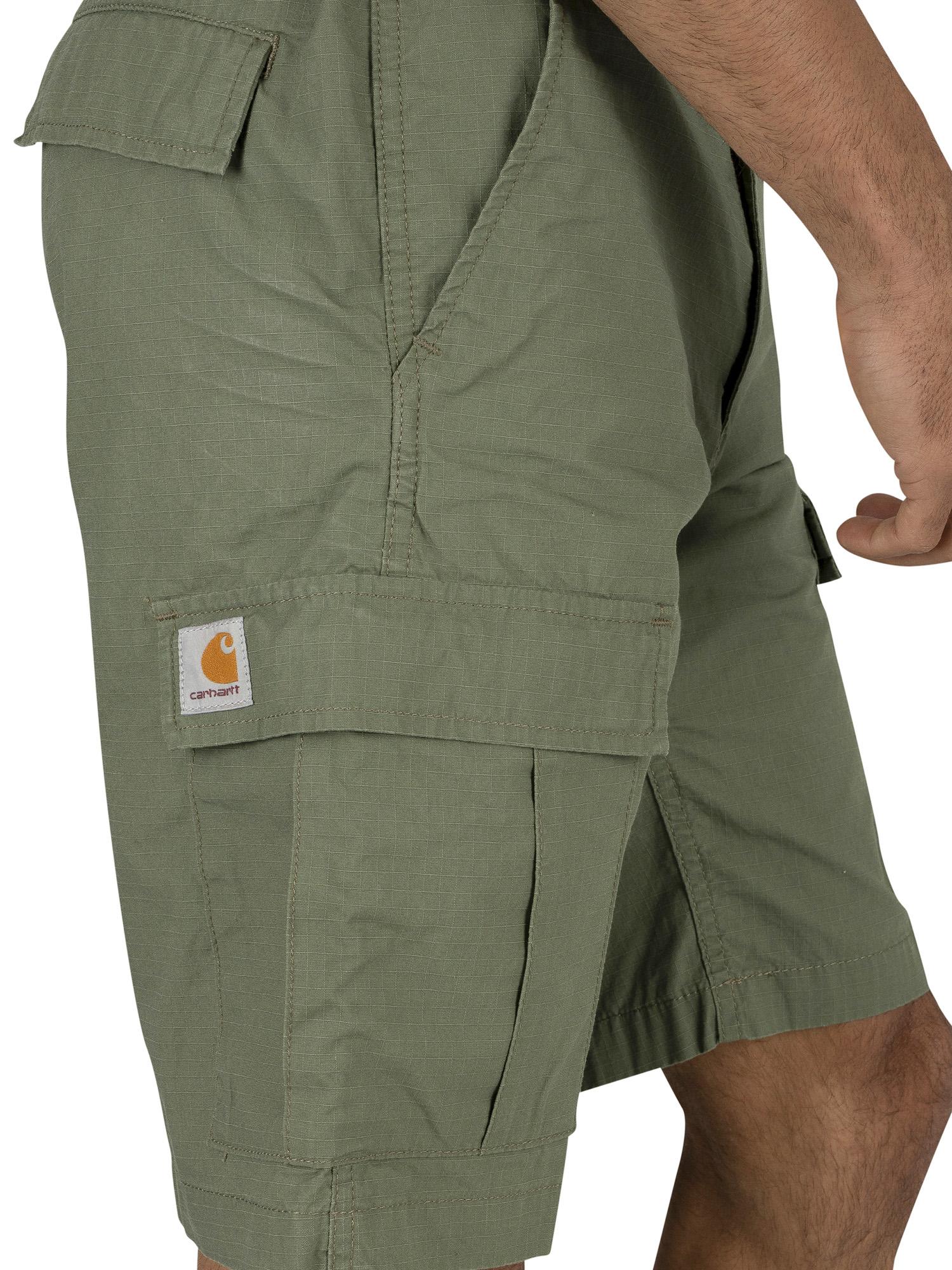 Carhartt WIP Aviation Cargo Shorts in Green for Men | Lyst UK