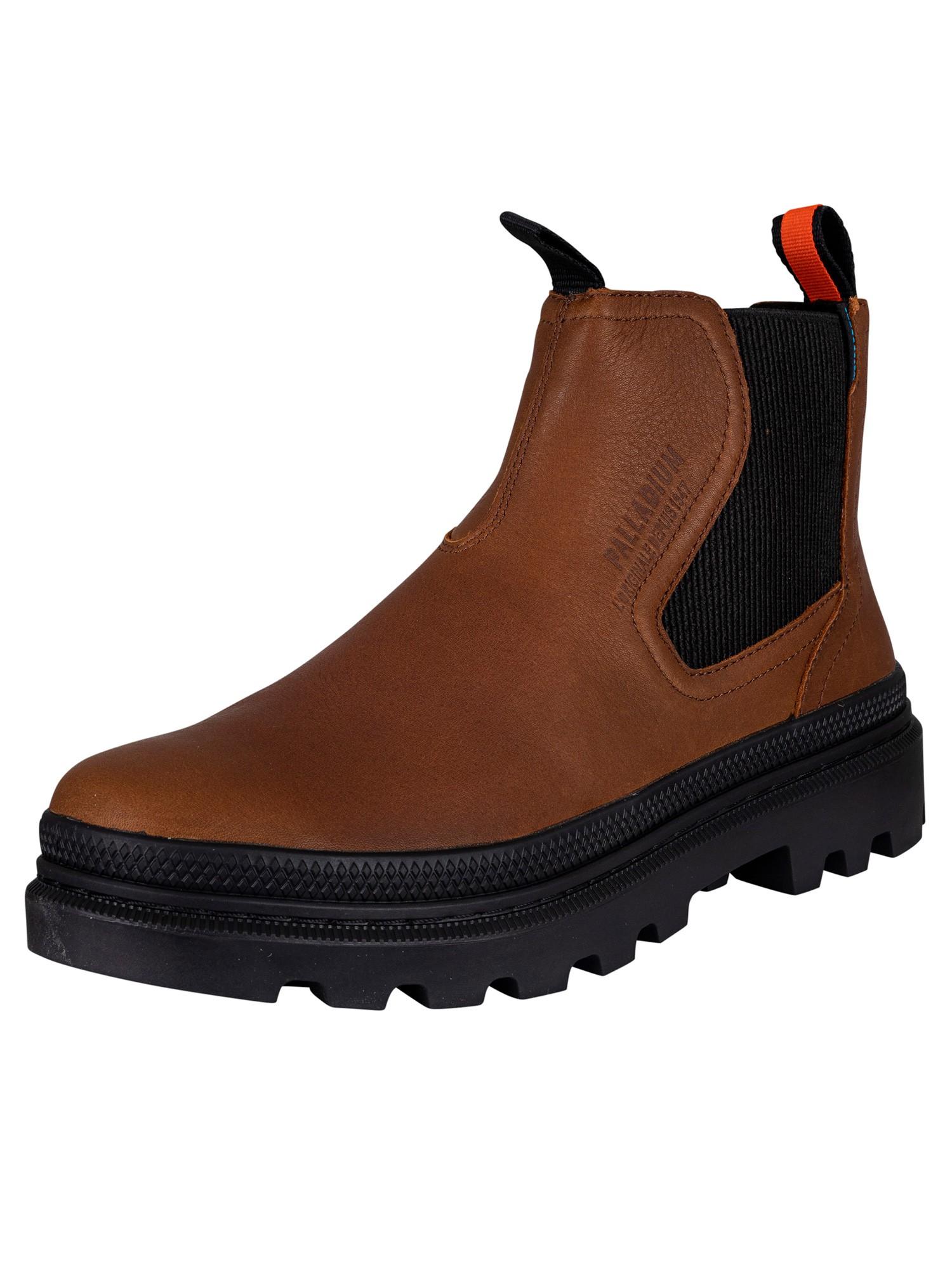 waterproof leather chelsea boots