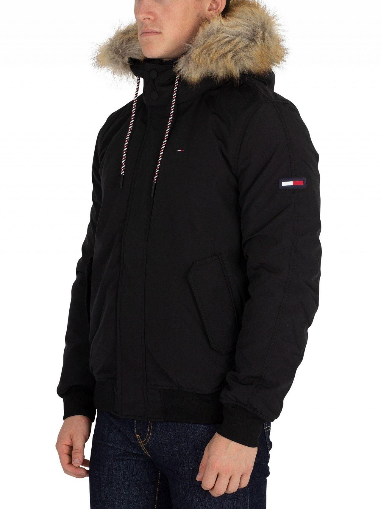 tommy jeans technical parka black Online Shopping mall | Find the best ...